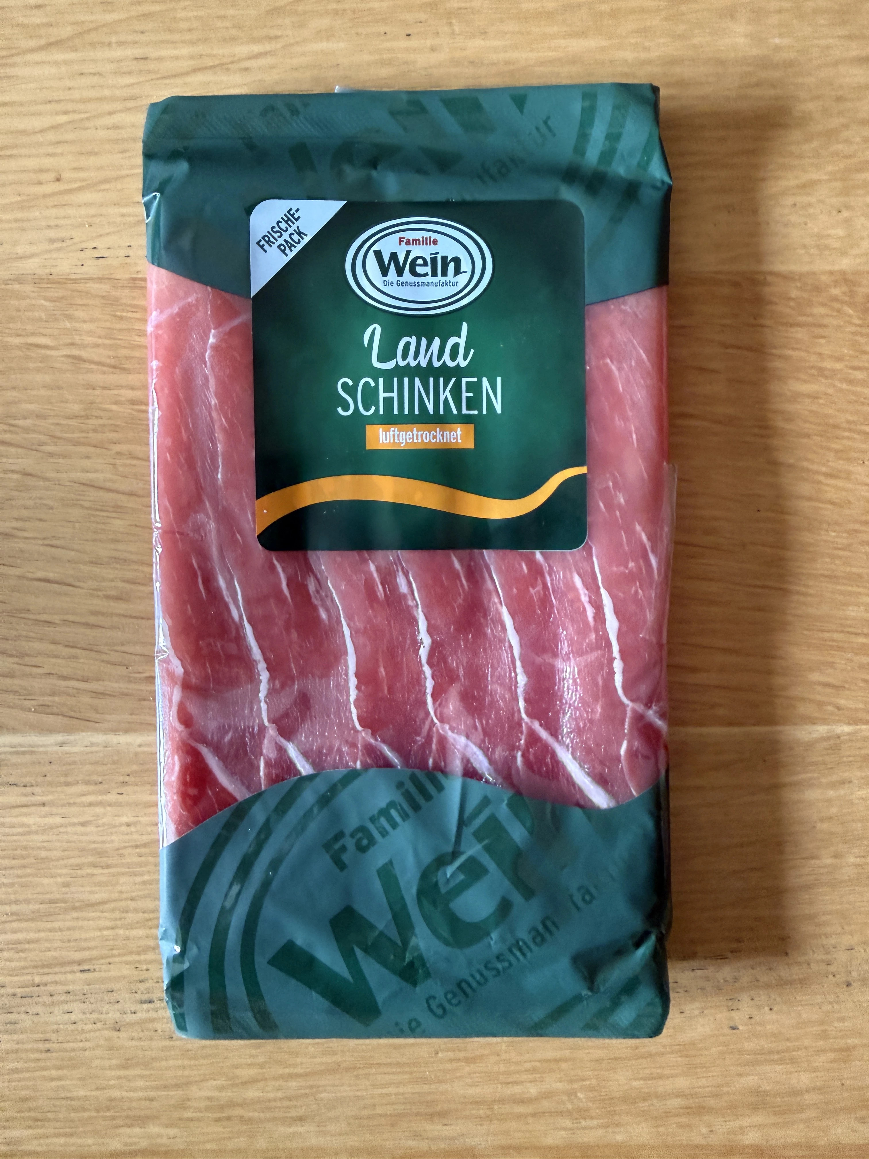 Familie Wein Landschinken luftgetrocknet | 80g
