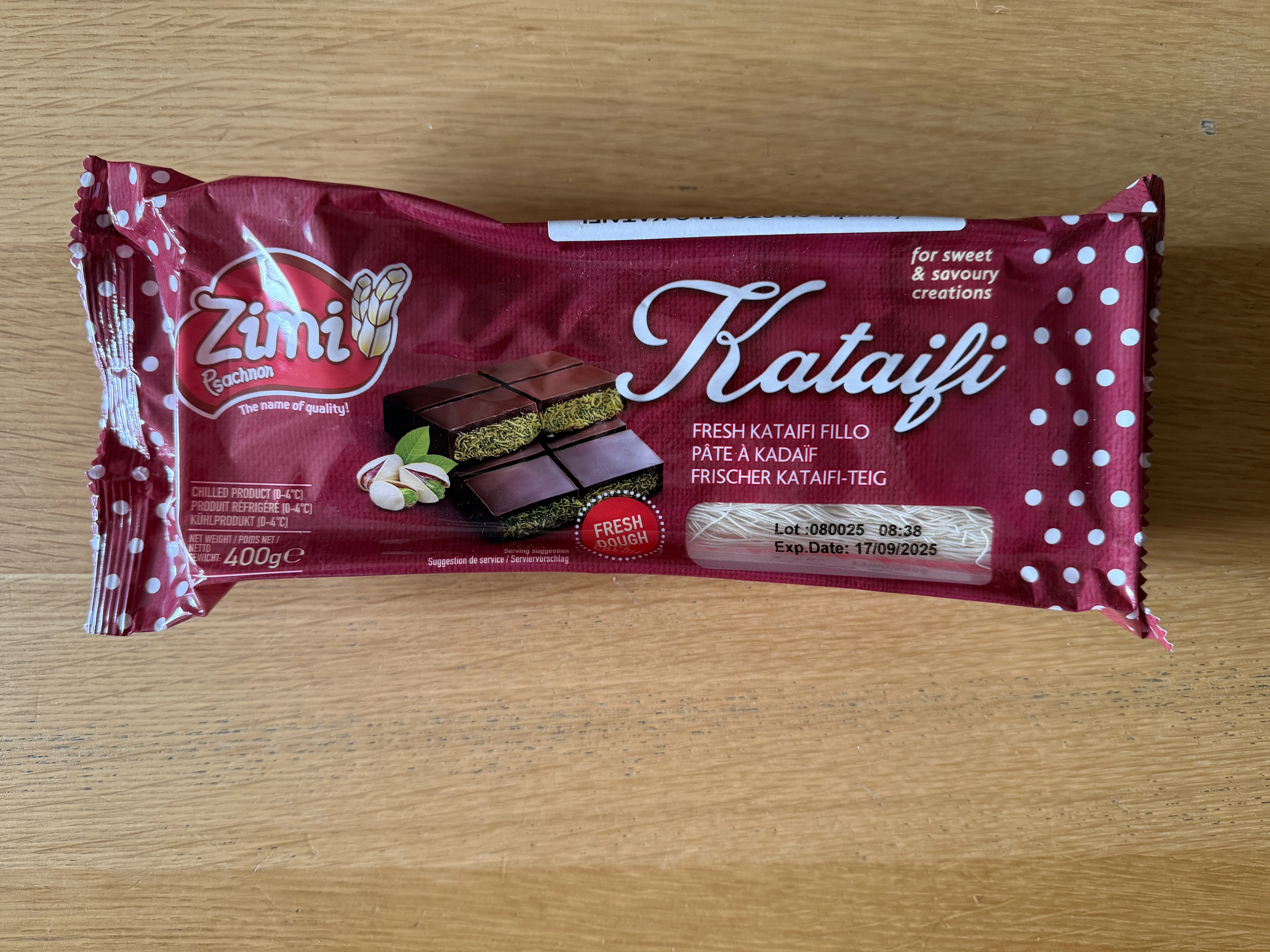 Zimi Kataifi / Fresh Kataifi Fillo / Pâte à Kadaïf / Frischer Kataifi-Teig | 400g