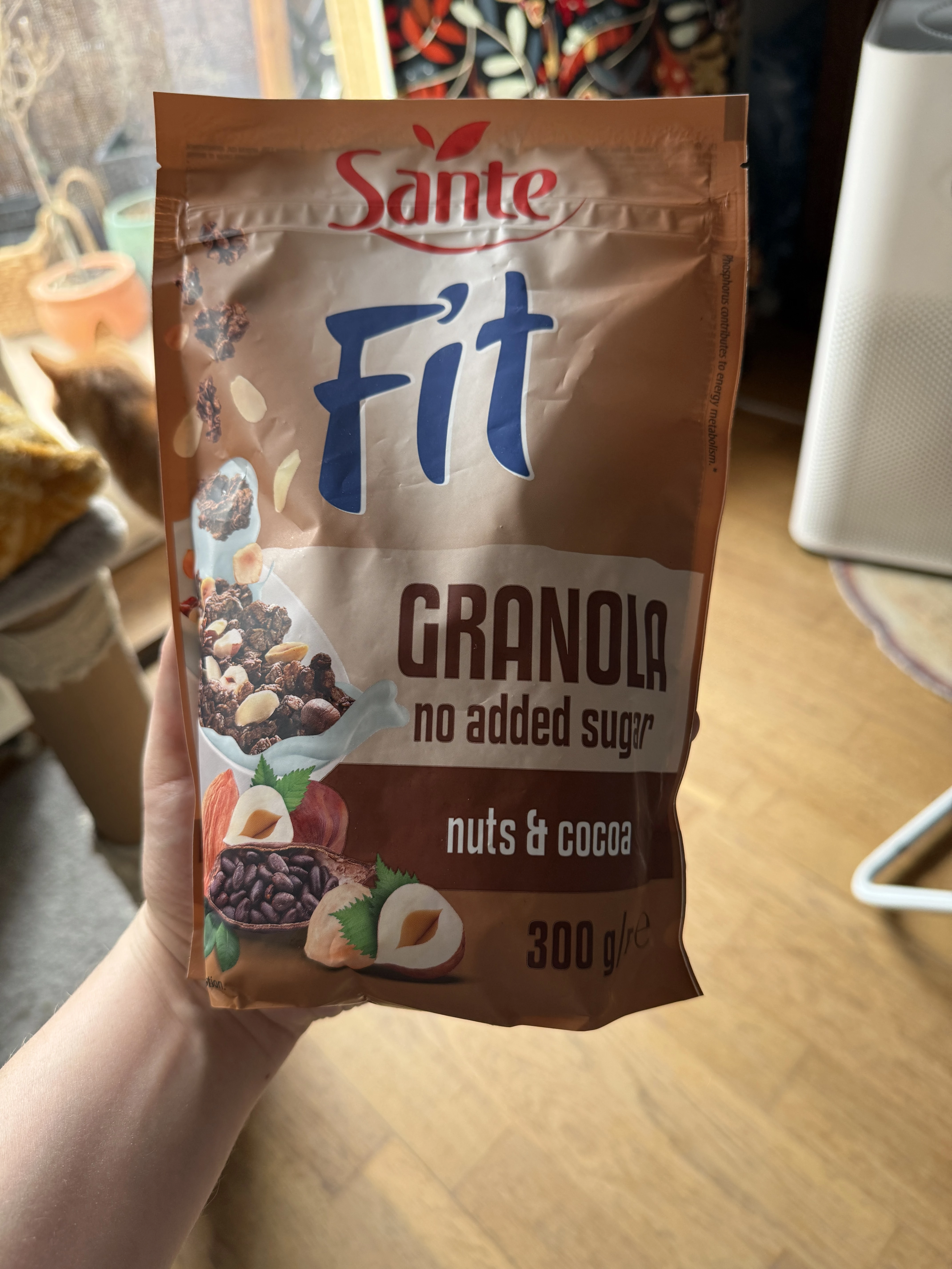 Sante Fit Granola Orzechy i Kakao / Sante Fit Granola Nuts & Cocoa | 300 g