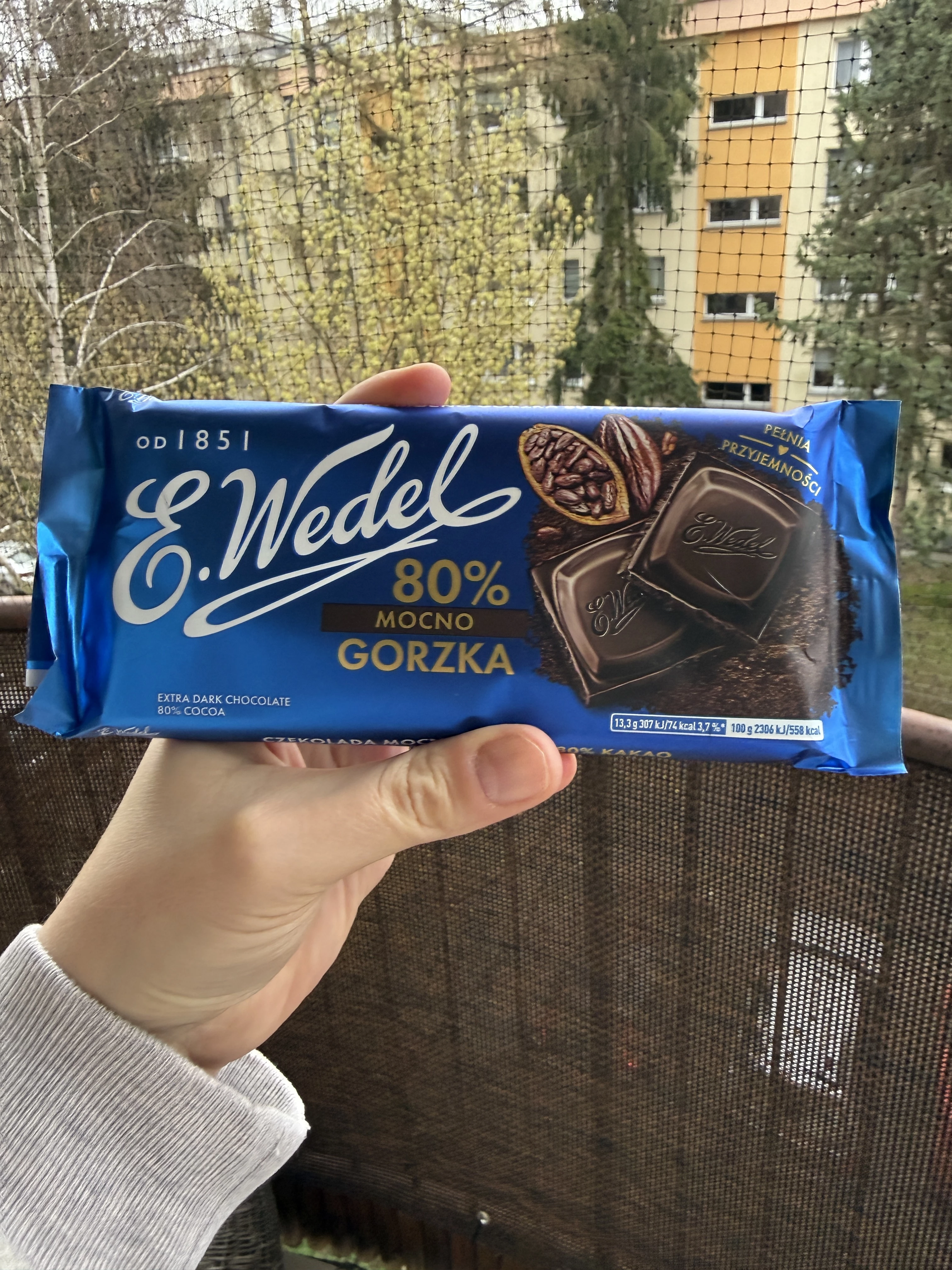 E. Wedel Czekolada Mocno Gorzka 80% | 80g
