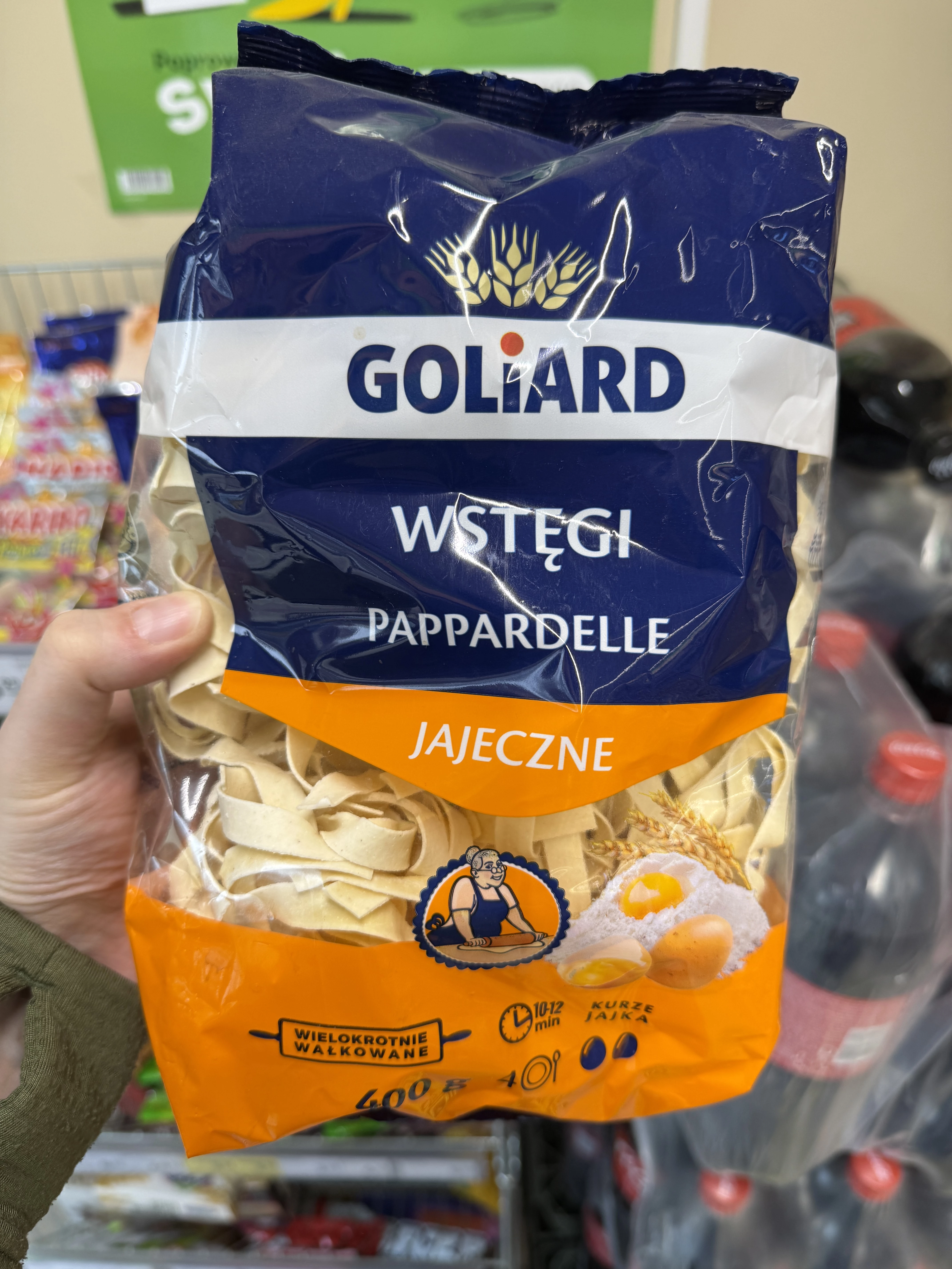 Goliard Wstęgi Pappardelle Jajeczne | 400g