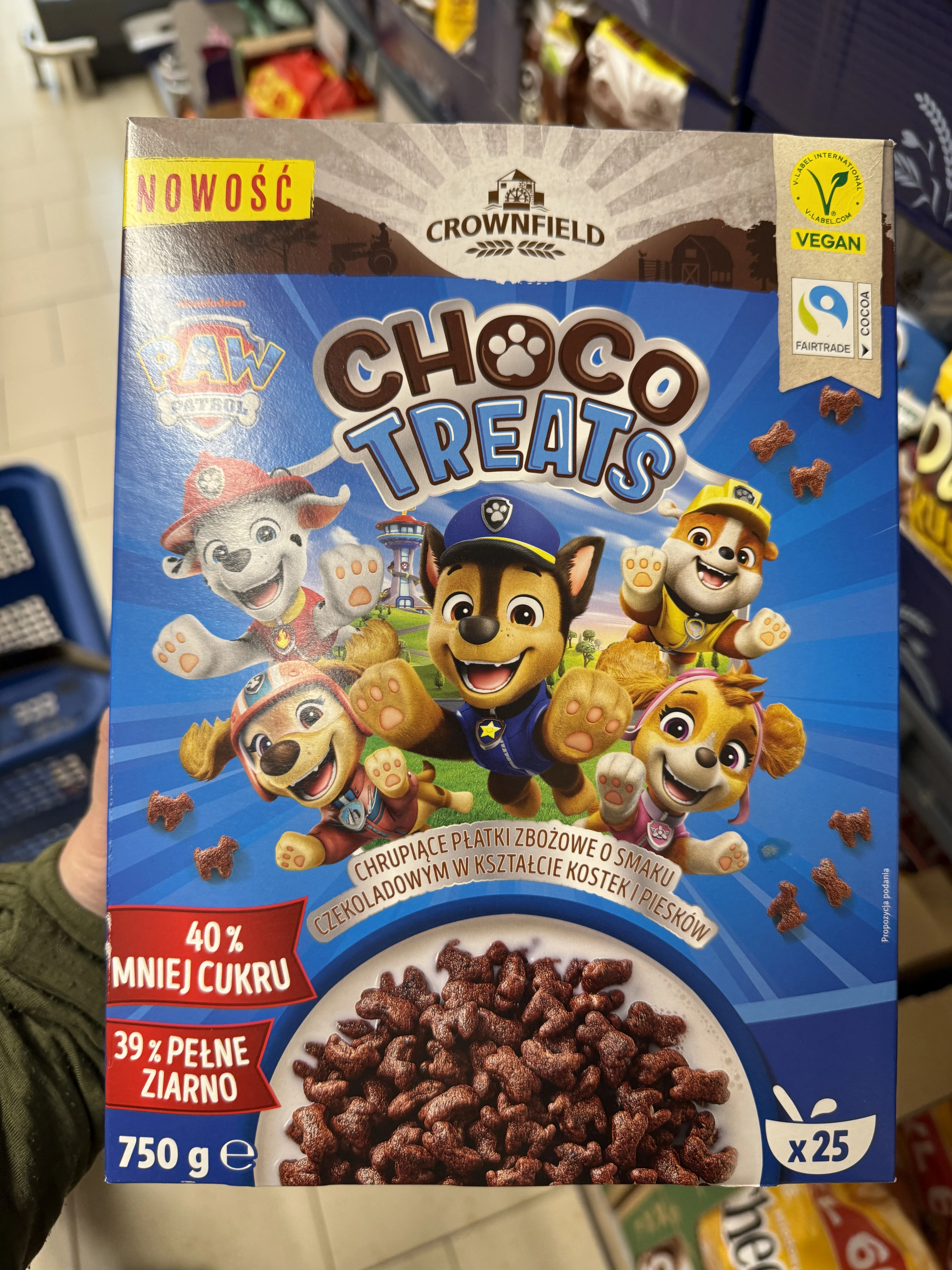 Crownfield Choco Treats Psi Patrol | 750g