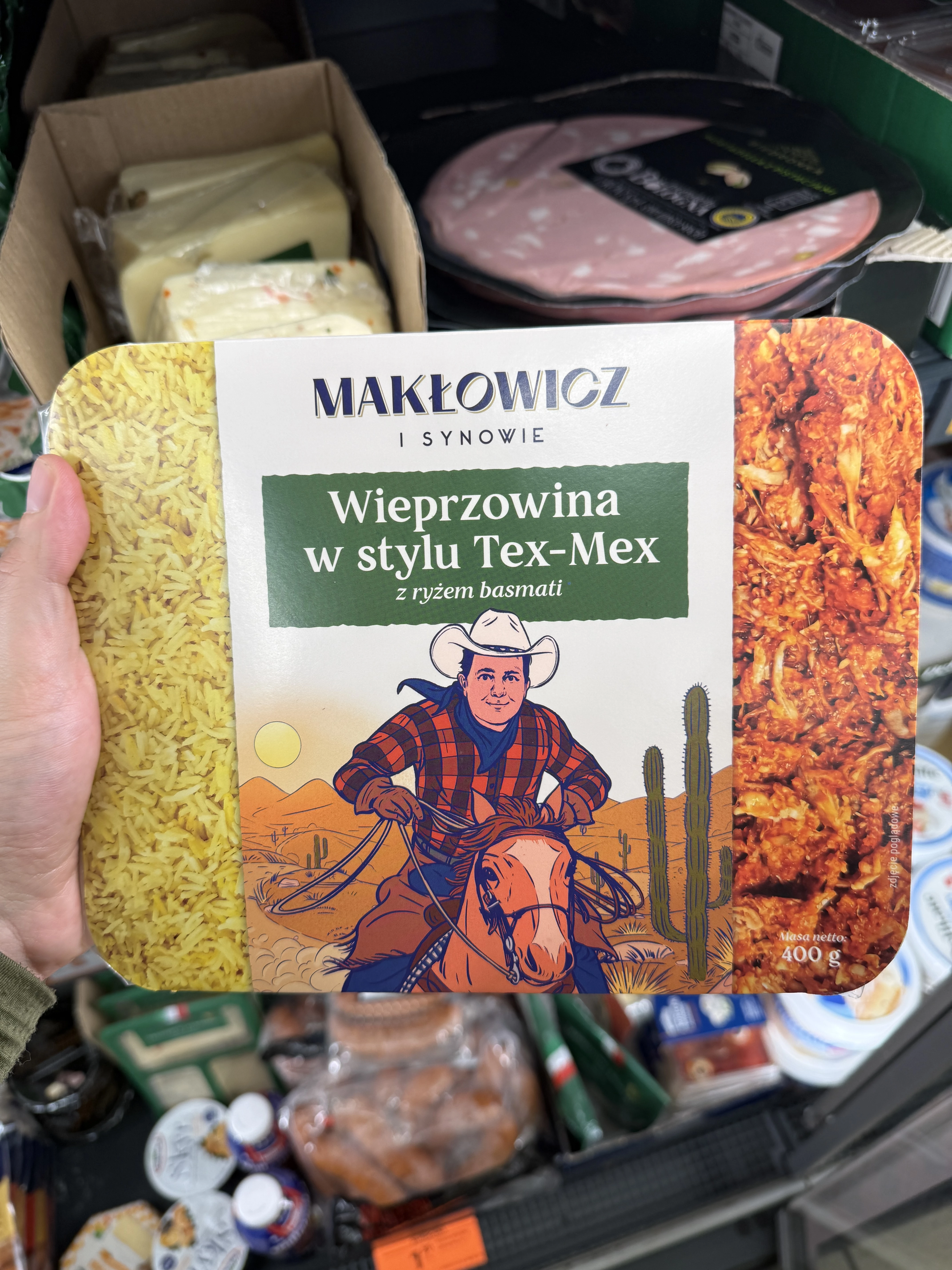 Wieprzowina w stylu Tex-Mex z ryżem basmati Makłowicz i Synowie | 400g
