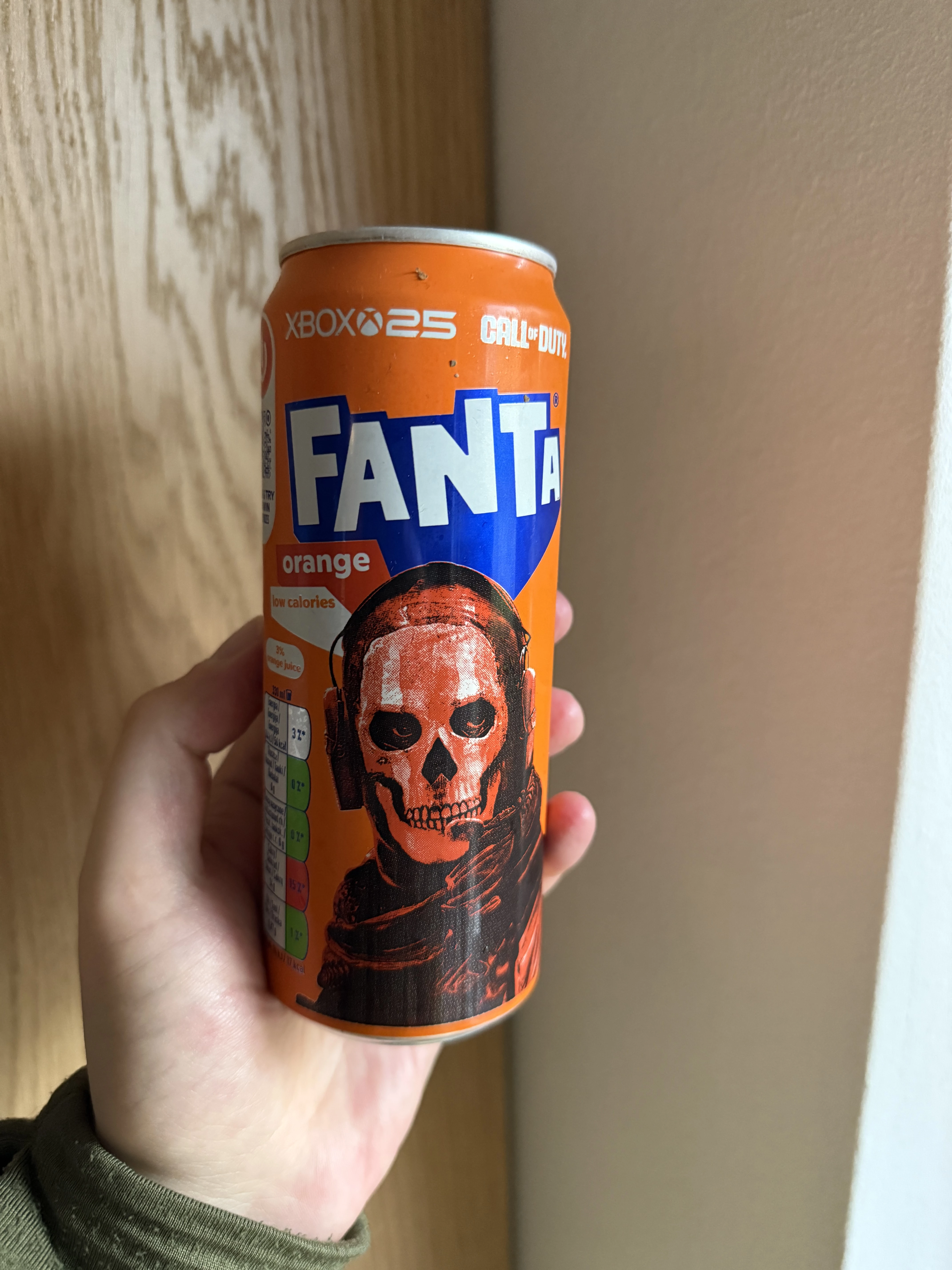 Fanta Orange XBOX 25 / Call of Duty (edycja limitowana) | 330ml