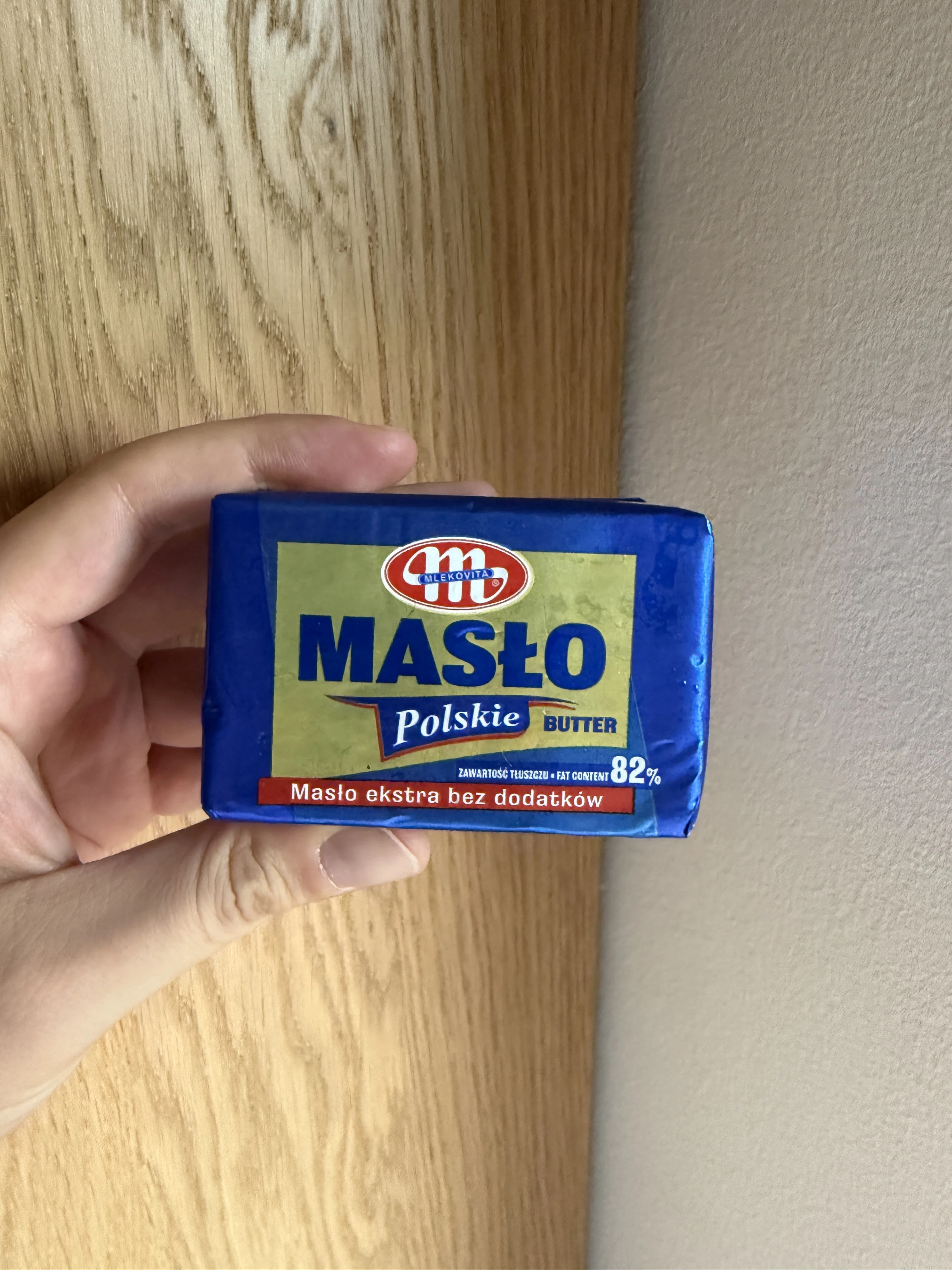 Mlekovita Masło Polskie ekstra bez dodatków 82% | 100g