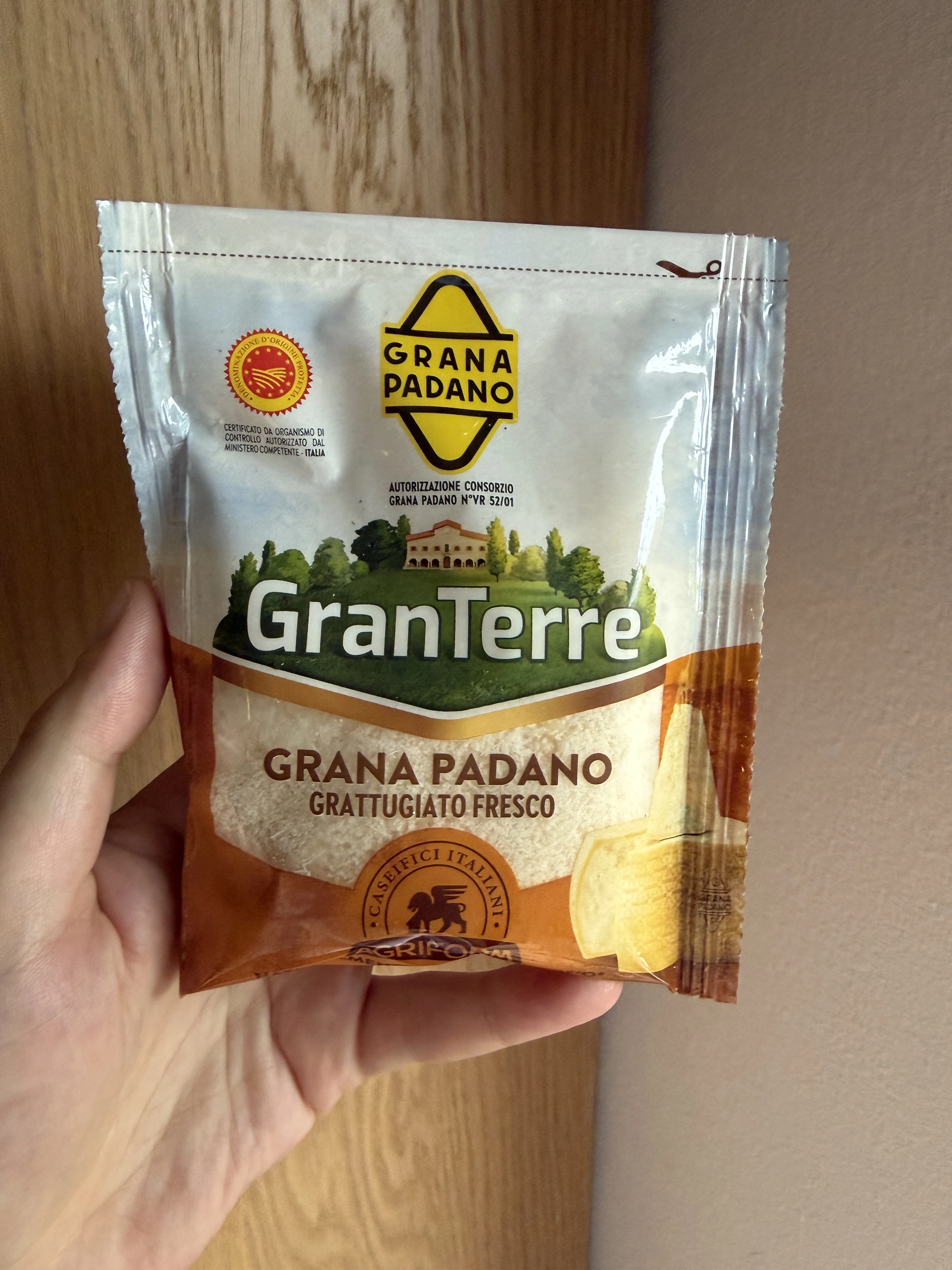 GranTerre Grana Padano DOP Grattugiato Fresco | 50g