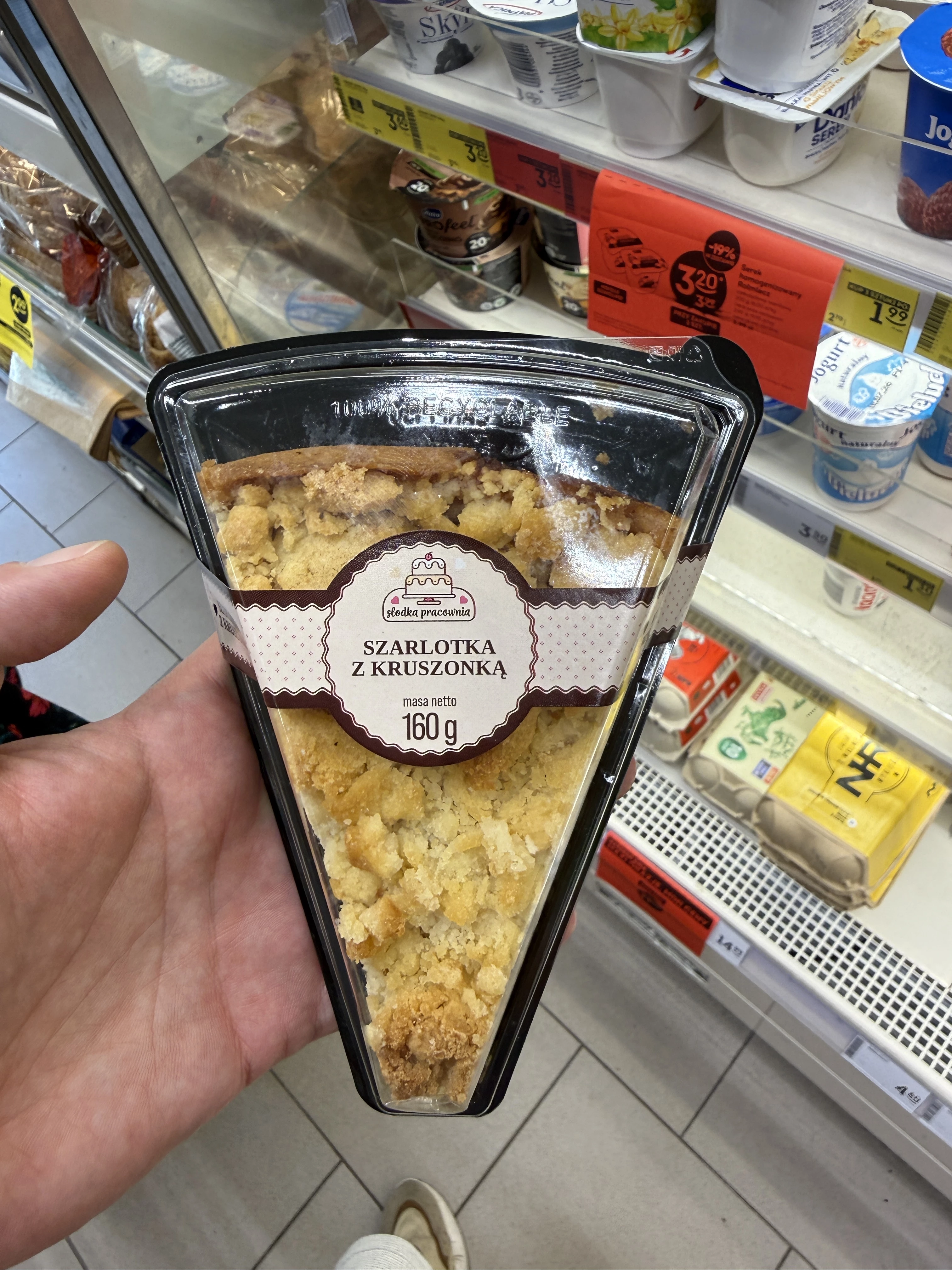 Olsza Olbrysz Szarlotka z kruszonką | 160g
