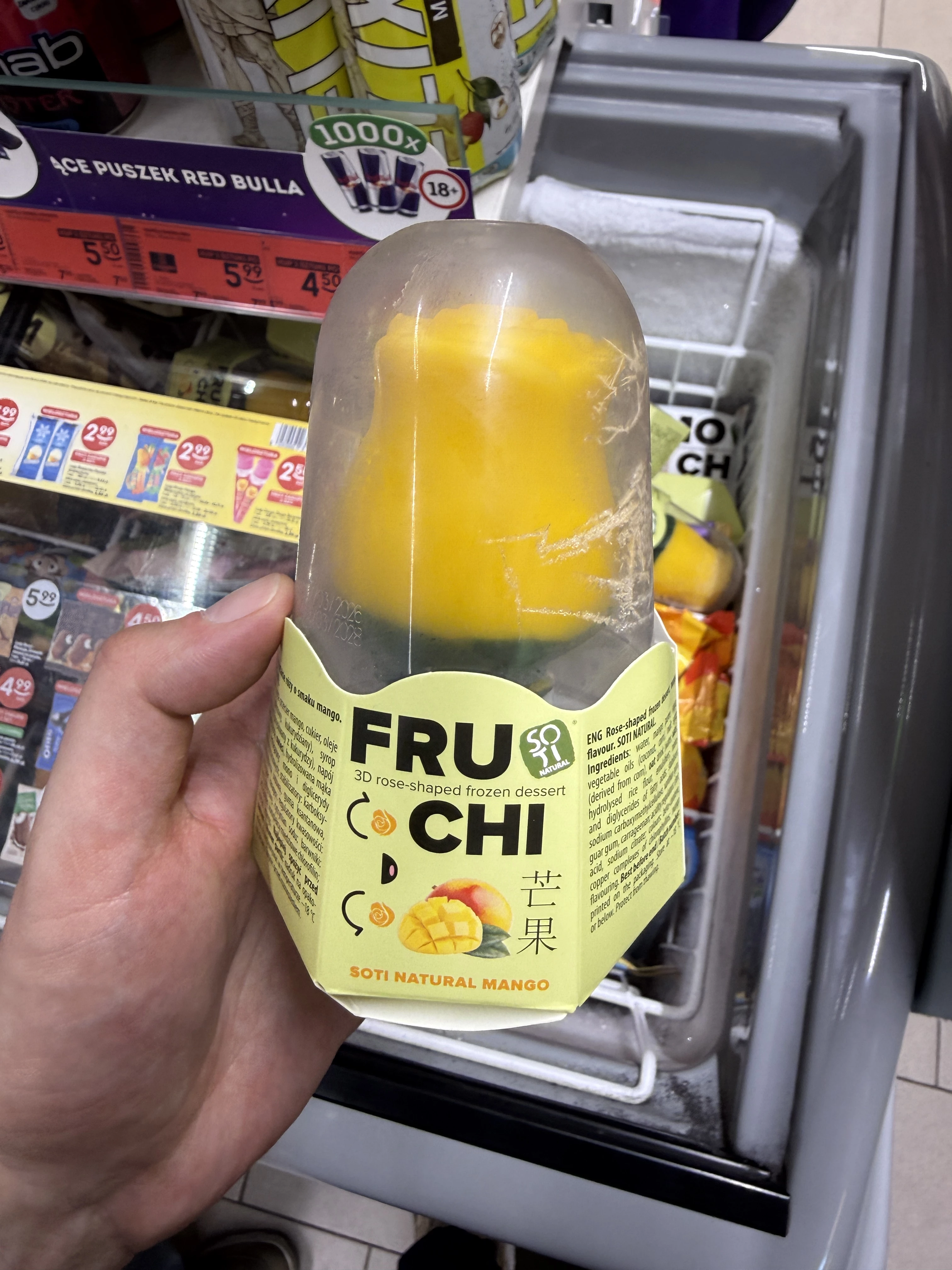 Fruchi Soti Natural Mango (lody w kształcie róży, mango) | 80g