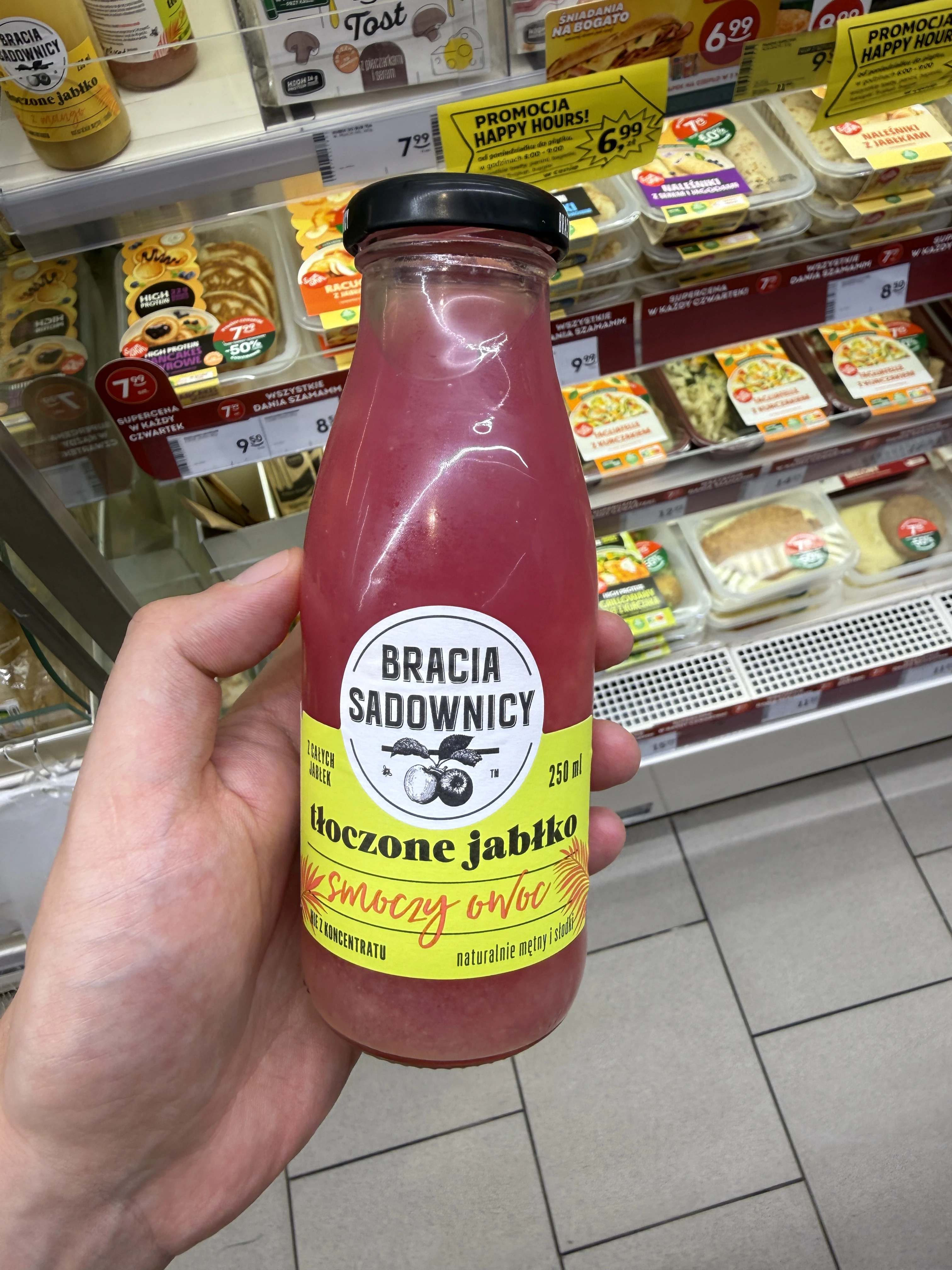 Bracia Sadownicy Tłoczone jabłko smoczy owoc | 250ml