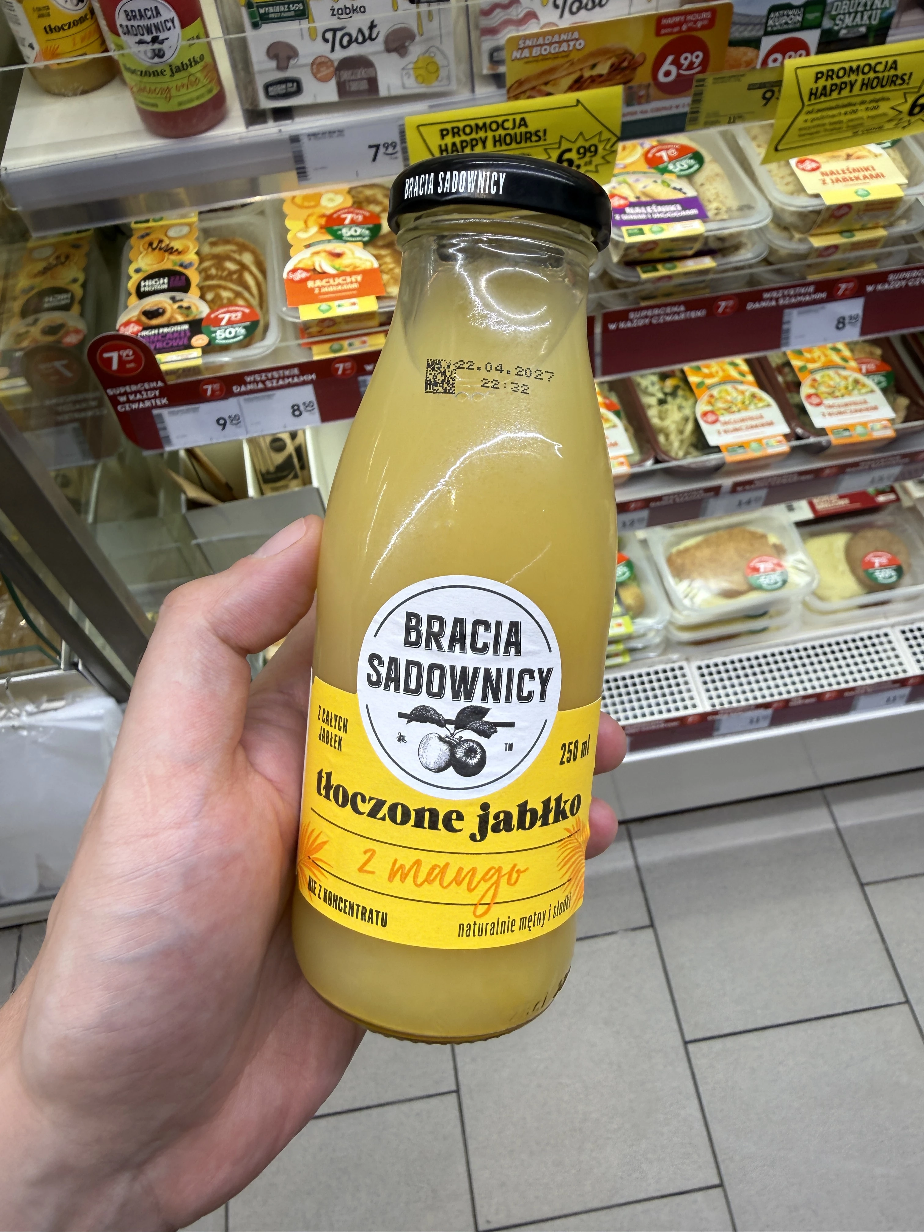 Bracia Sadownicy Tłoczone jabłko z mango | 250ml
