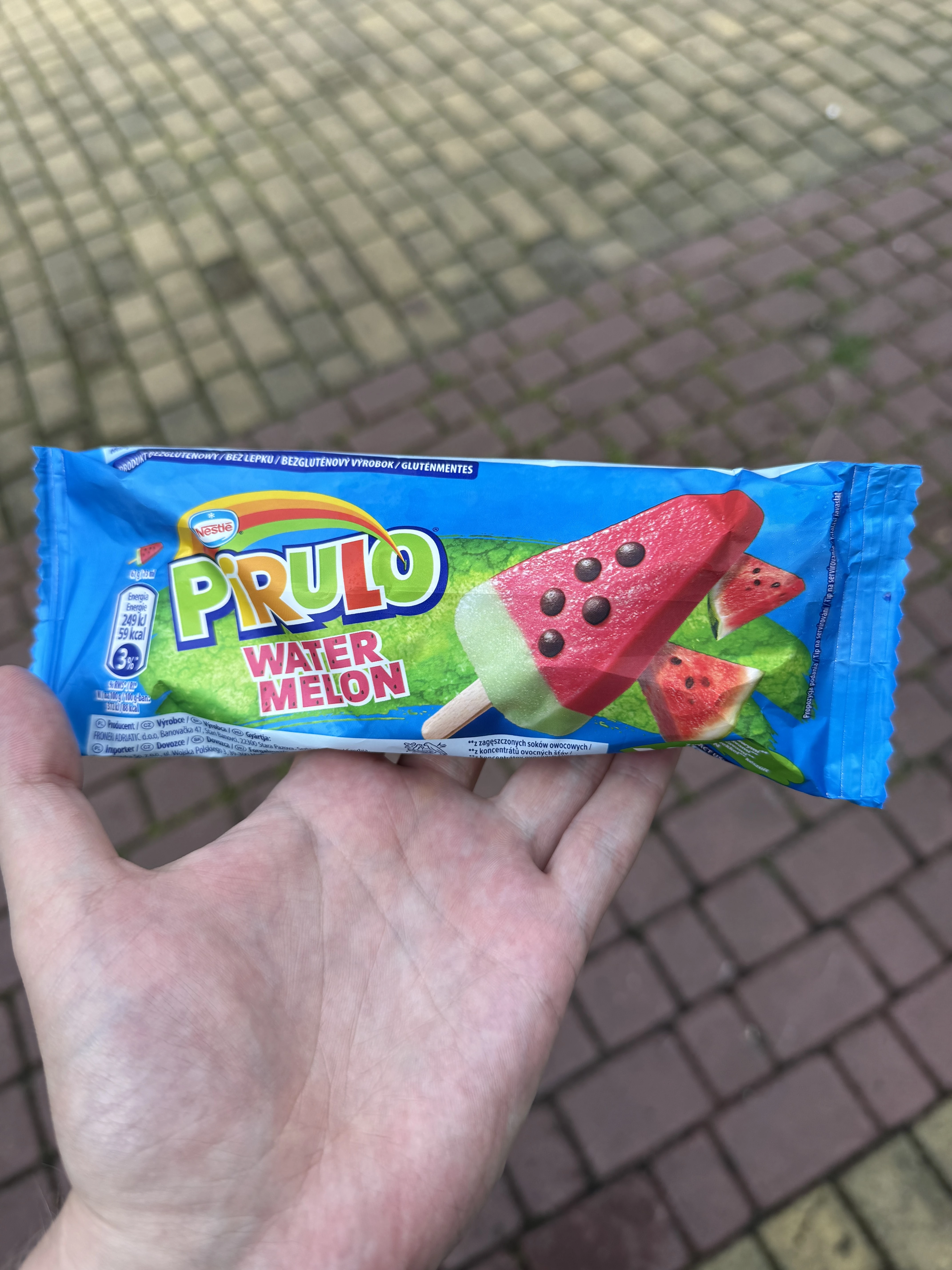 Pirulo Water Melon – lody wodne o smaku arbuzowym i jabłkowym | 73ml