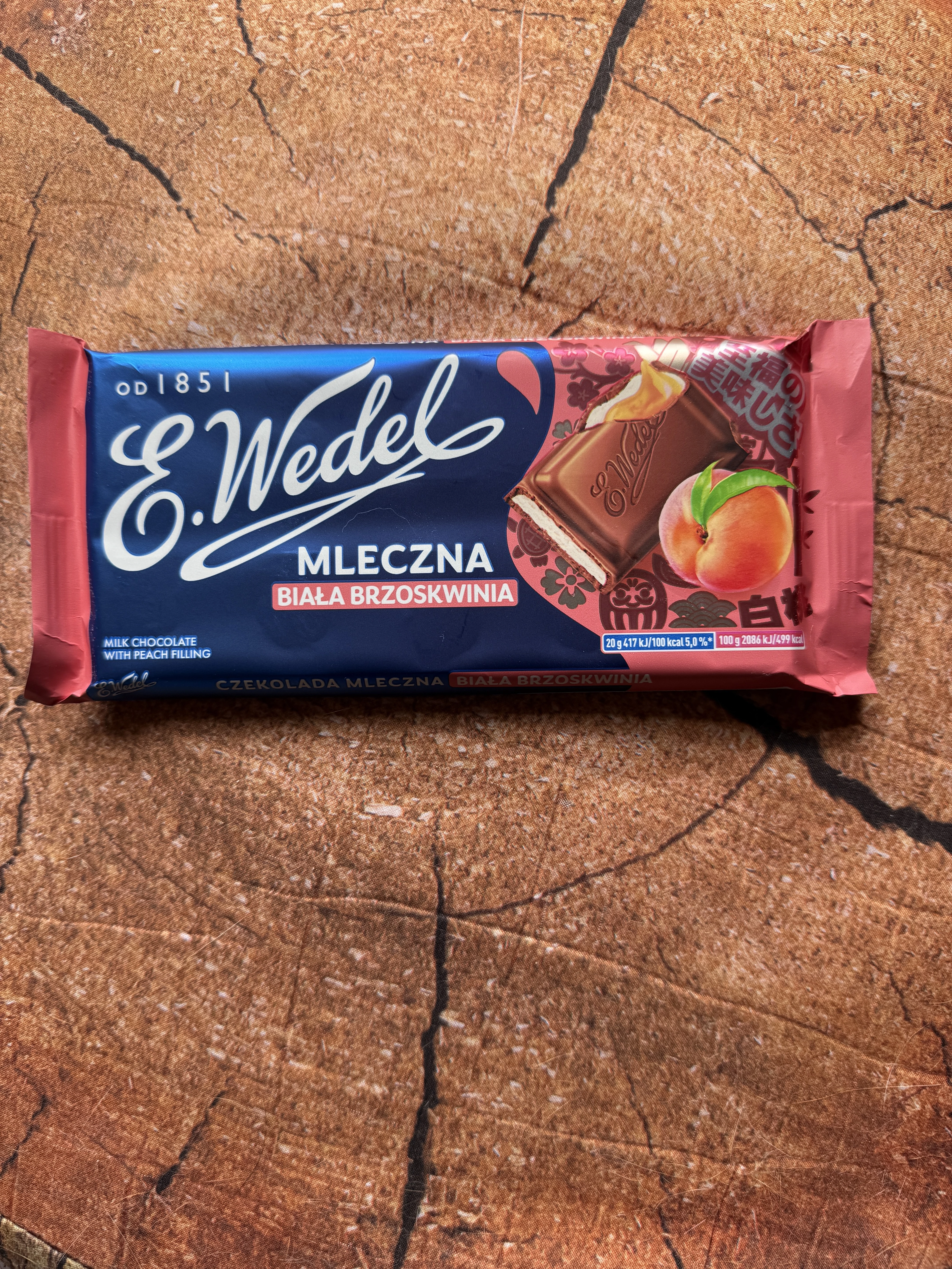 E. Wedel Mleczna Biała Brzoskwinia | 100g