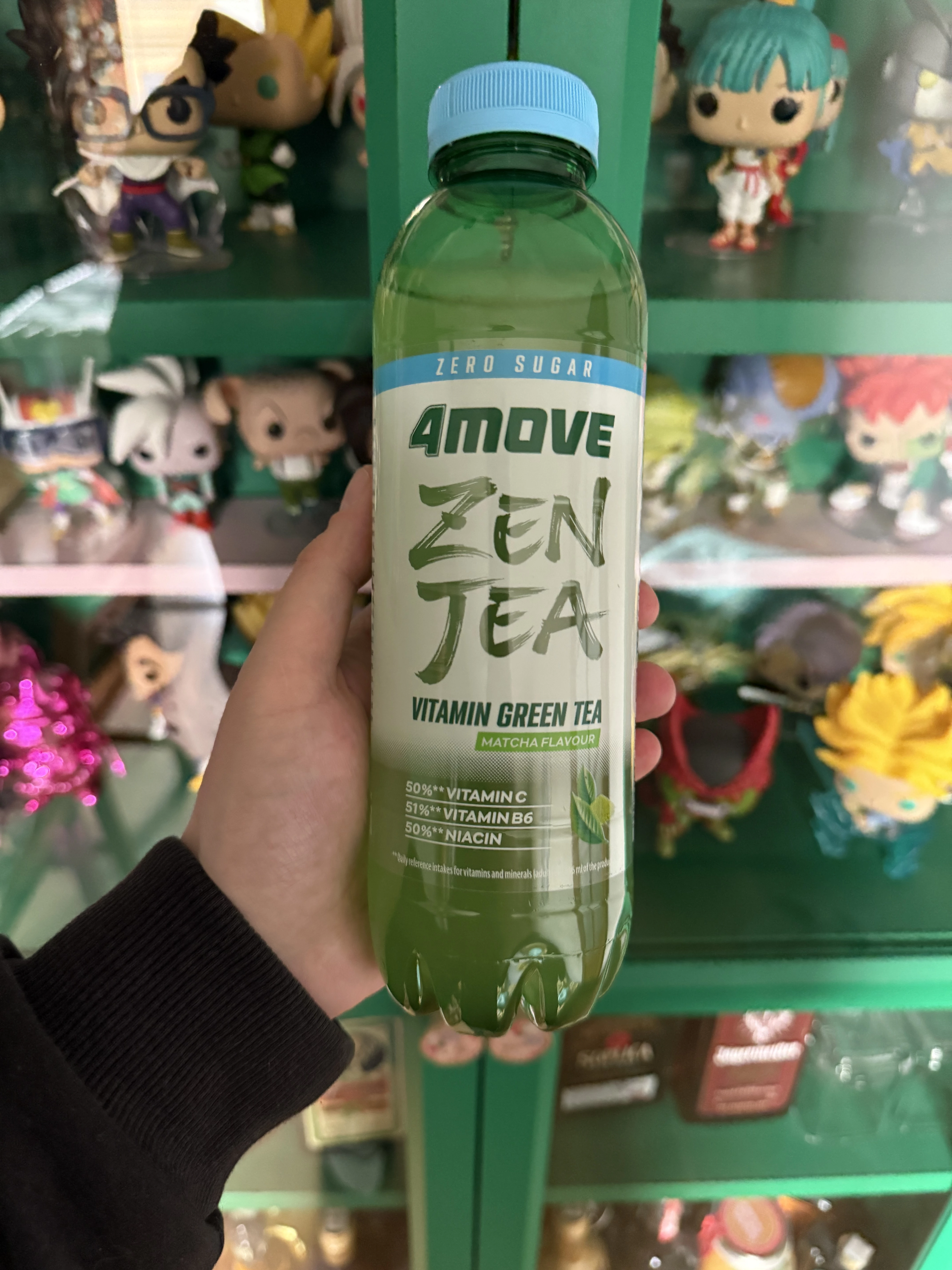 4MOVE Zen Tea Vitamin Green Tea Zero Sugar Matcha Flavour | 556ml