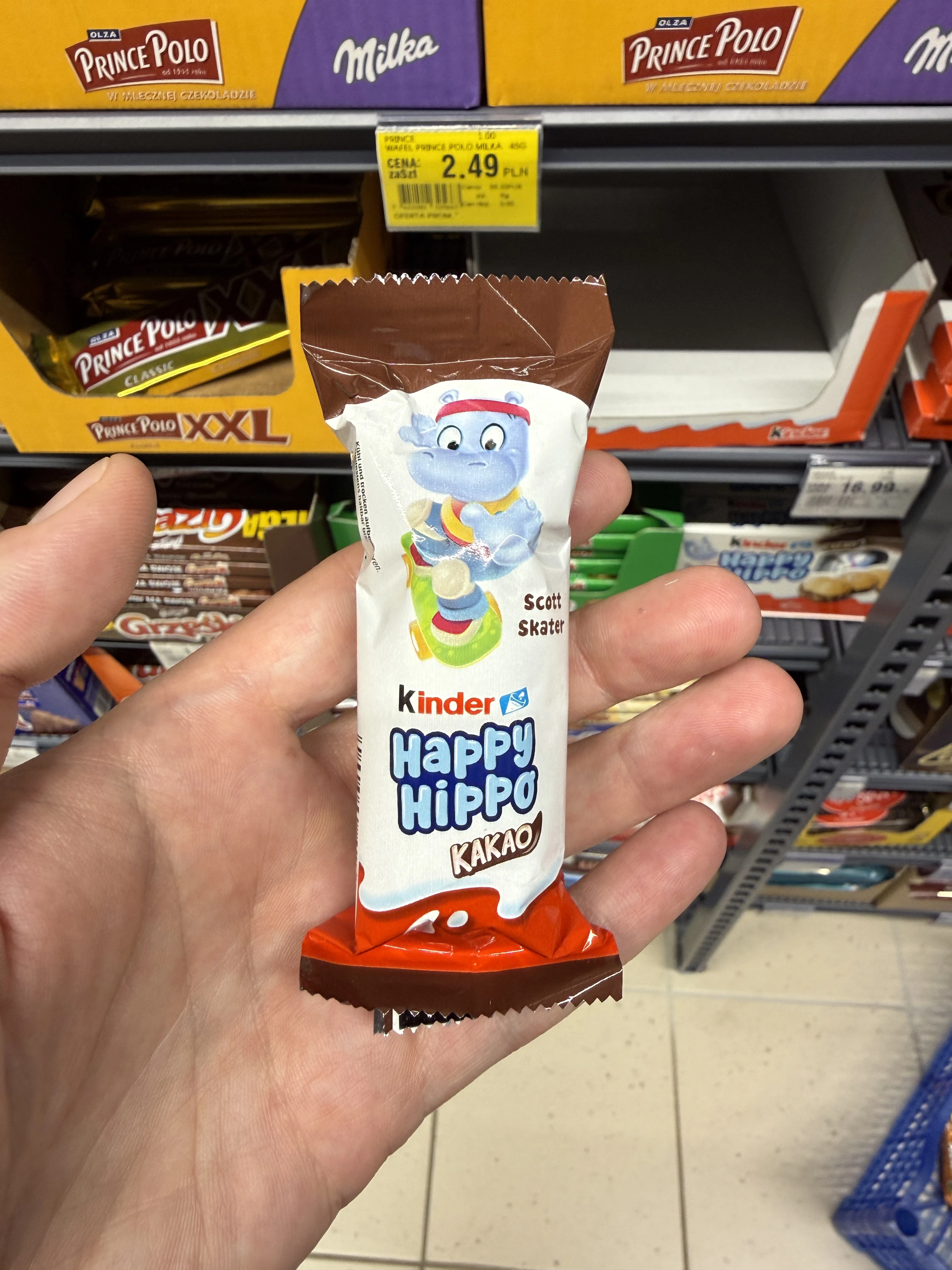 Kinder Happy Hippo Kakao Scott Skater | 20,7g