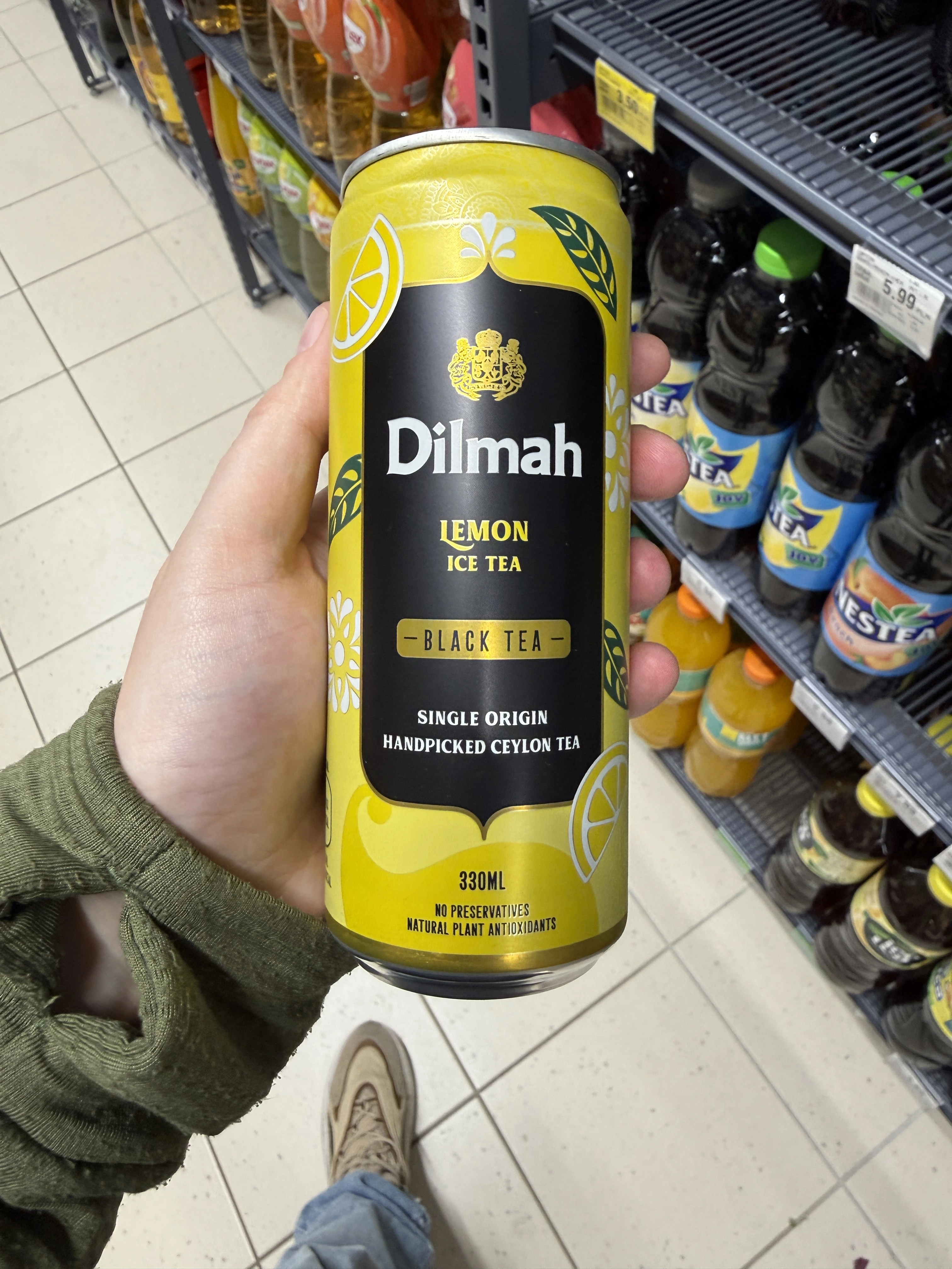 Dilmah Lemon Black Ice Tea | 330ml