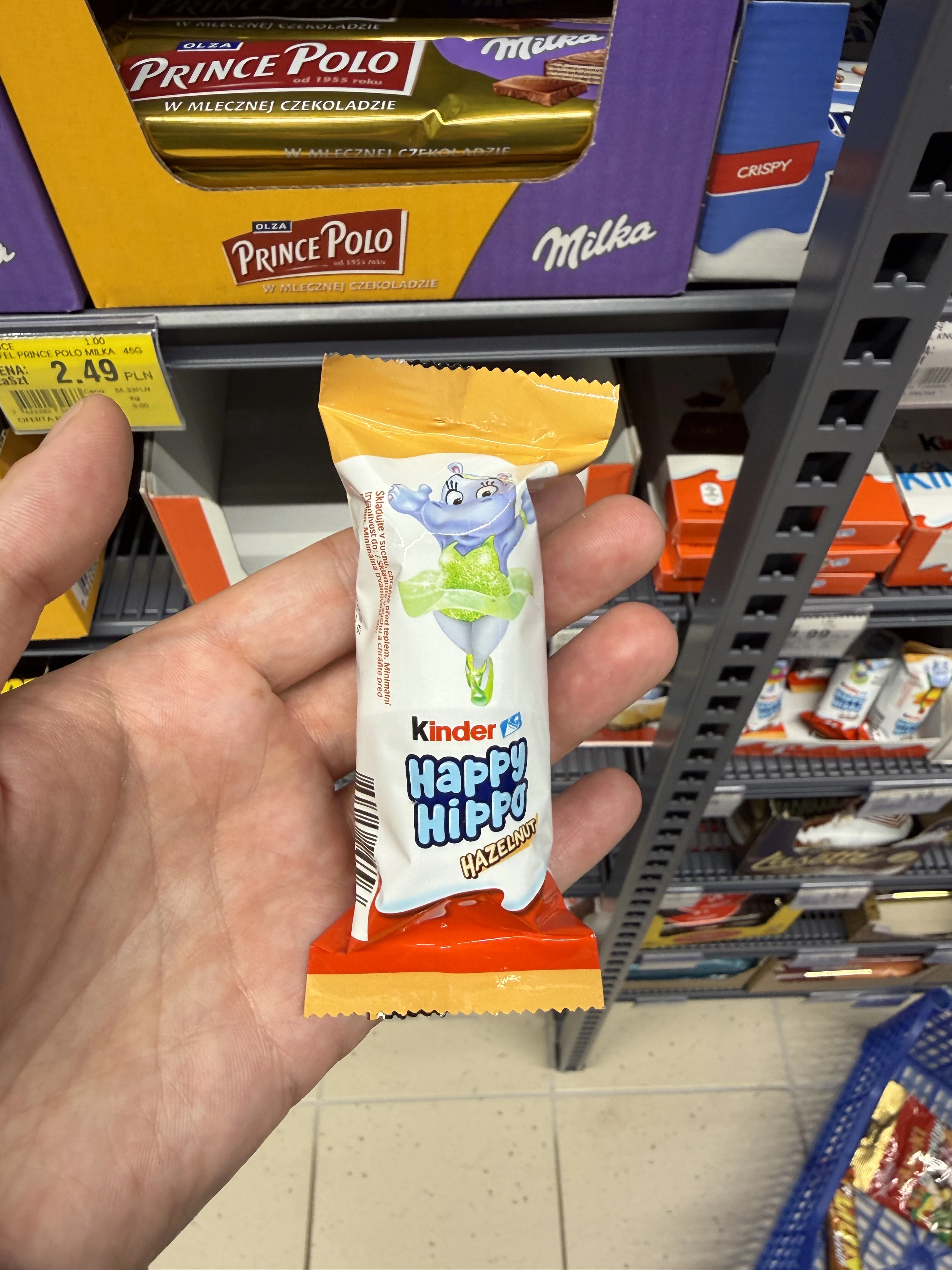 Kinder Happy Hippo Hazelnut (hipopotam baletnica) | 20,7g