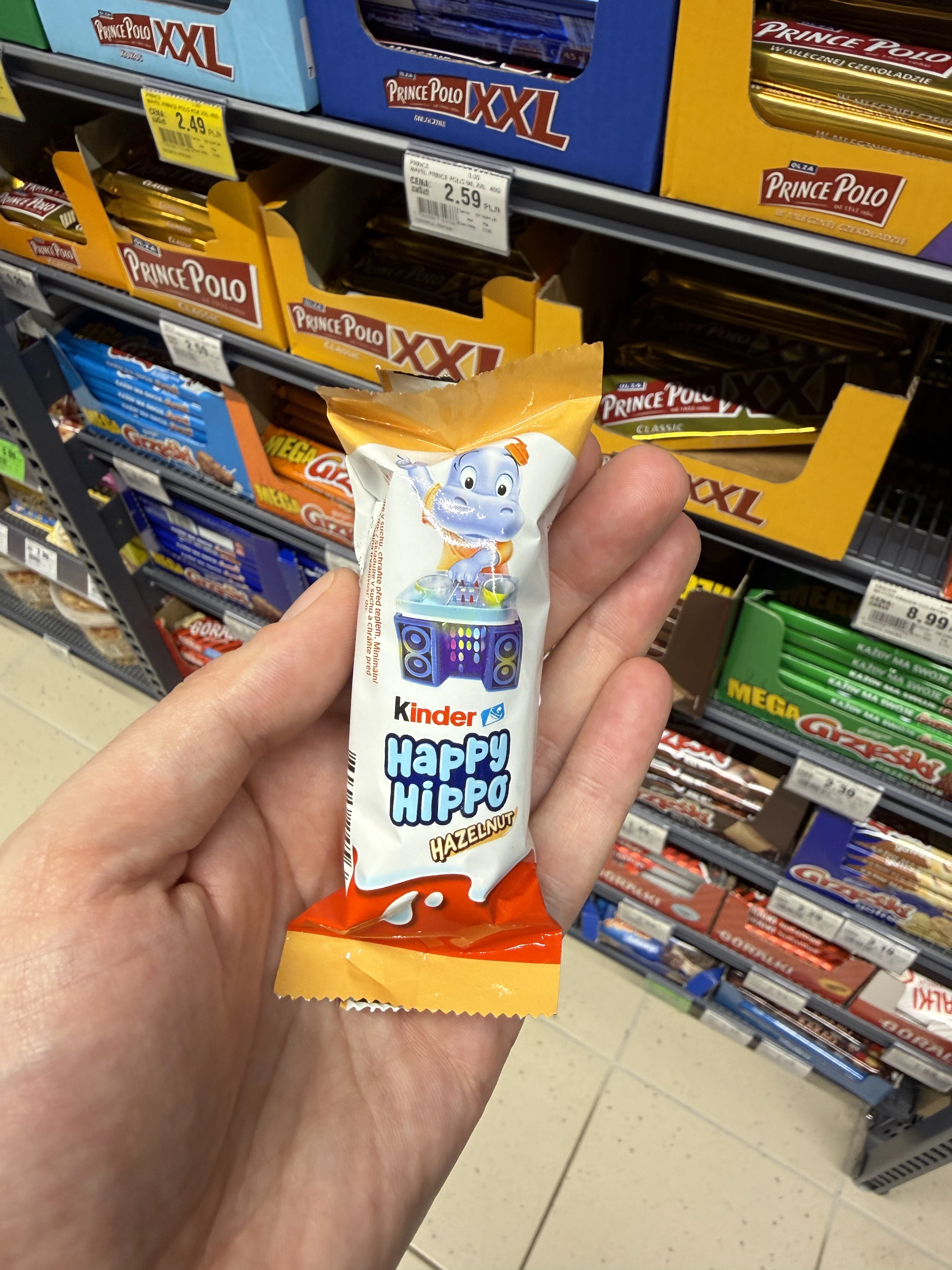 Kinder Happy Hippo Hazelnut (hipopotam DJ) | 20,7g
