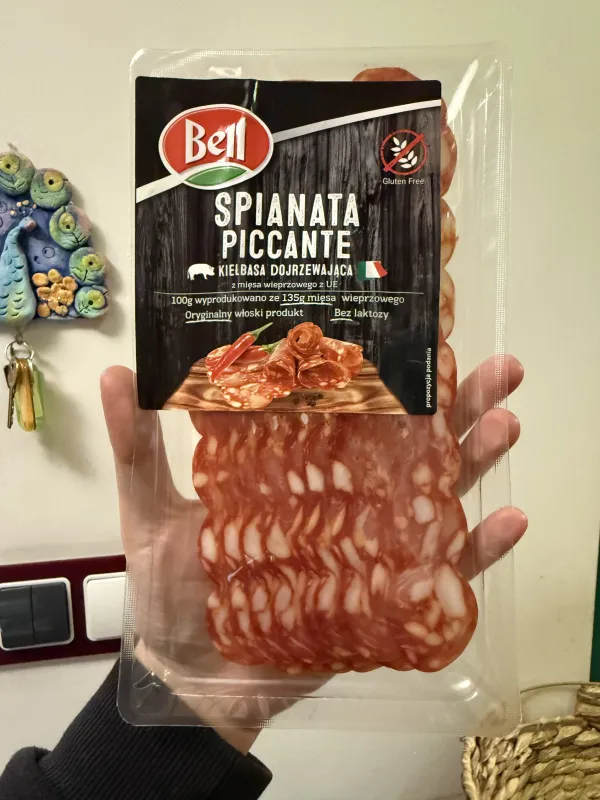 Bell Spianata Piccante (kiełbasa dojrzewająca, plastry) 80g