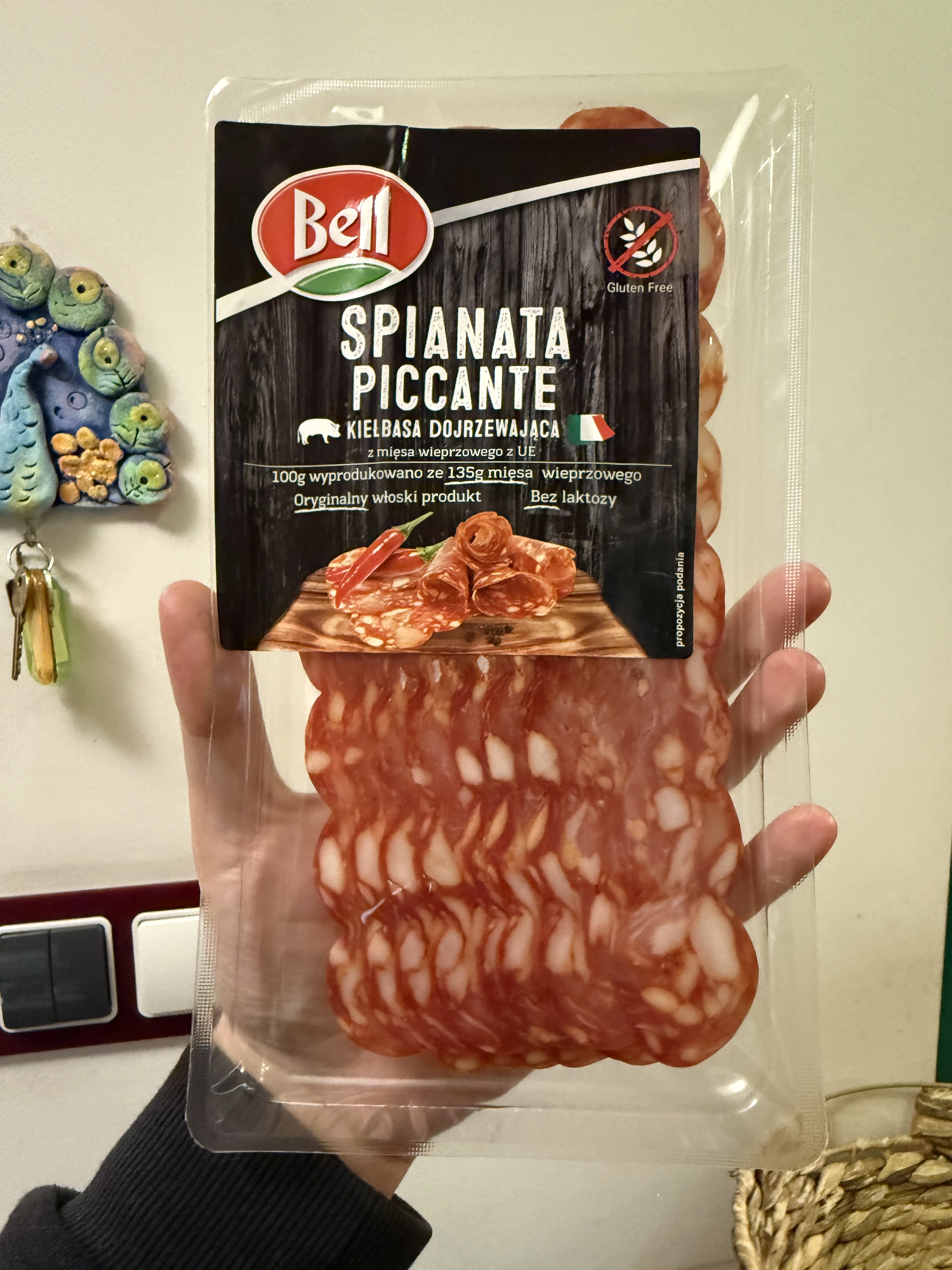 Bell Spianata Piccante (kiełbasa dojrzewająca, plastry) 80g