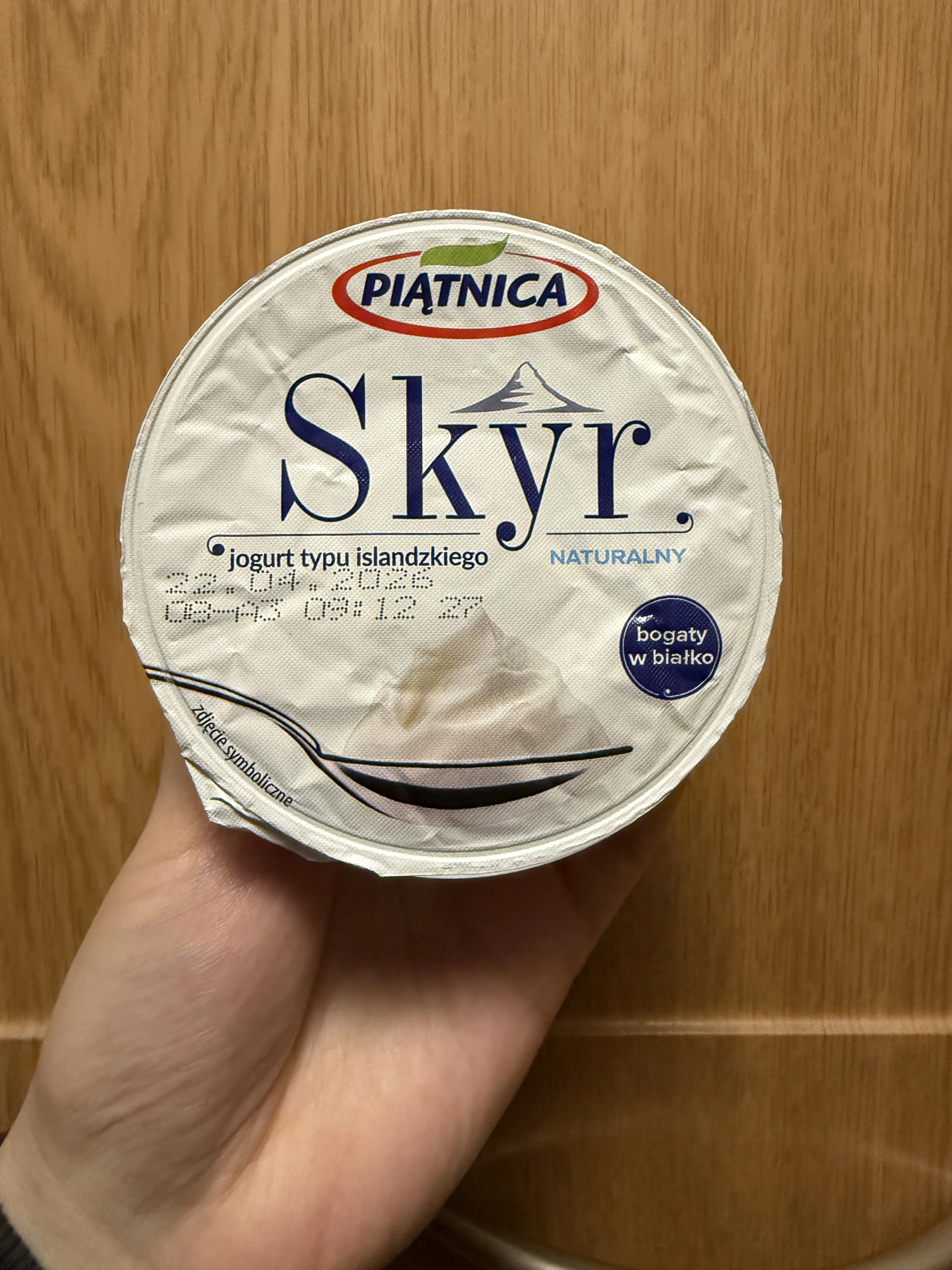 Piątnica Skyr jogurt typu islandzkiego naturalny | 150g