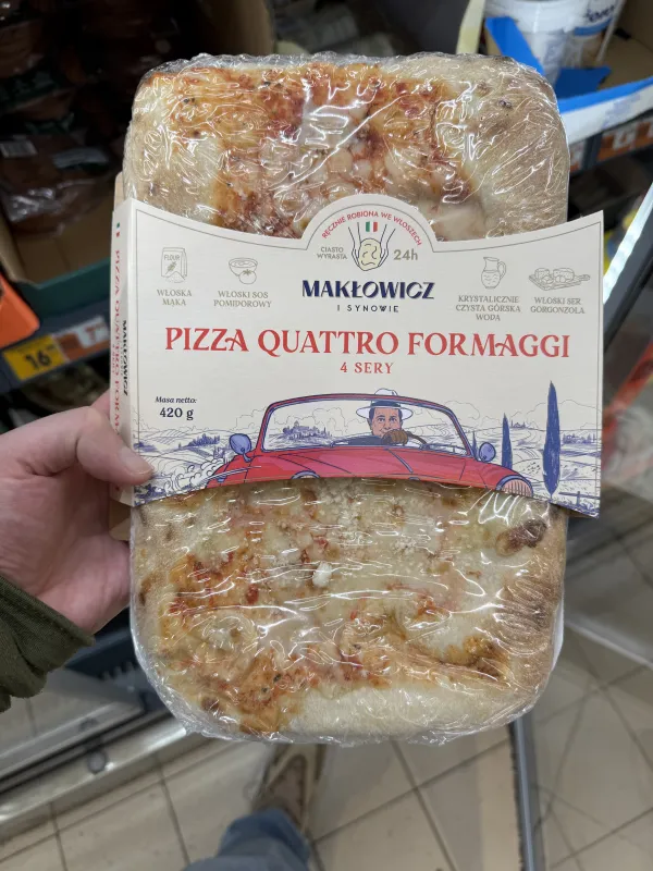 Pizza Quattro Formaggi Makłowicz i Synowie | 420g
