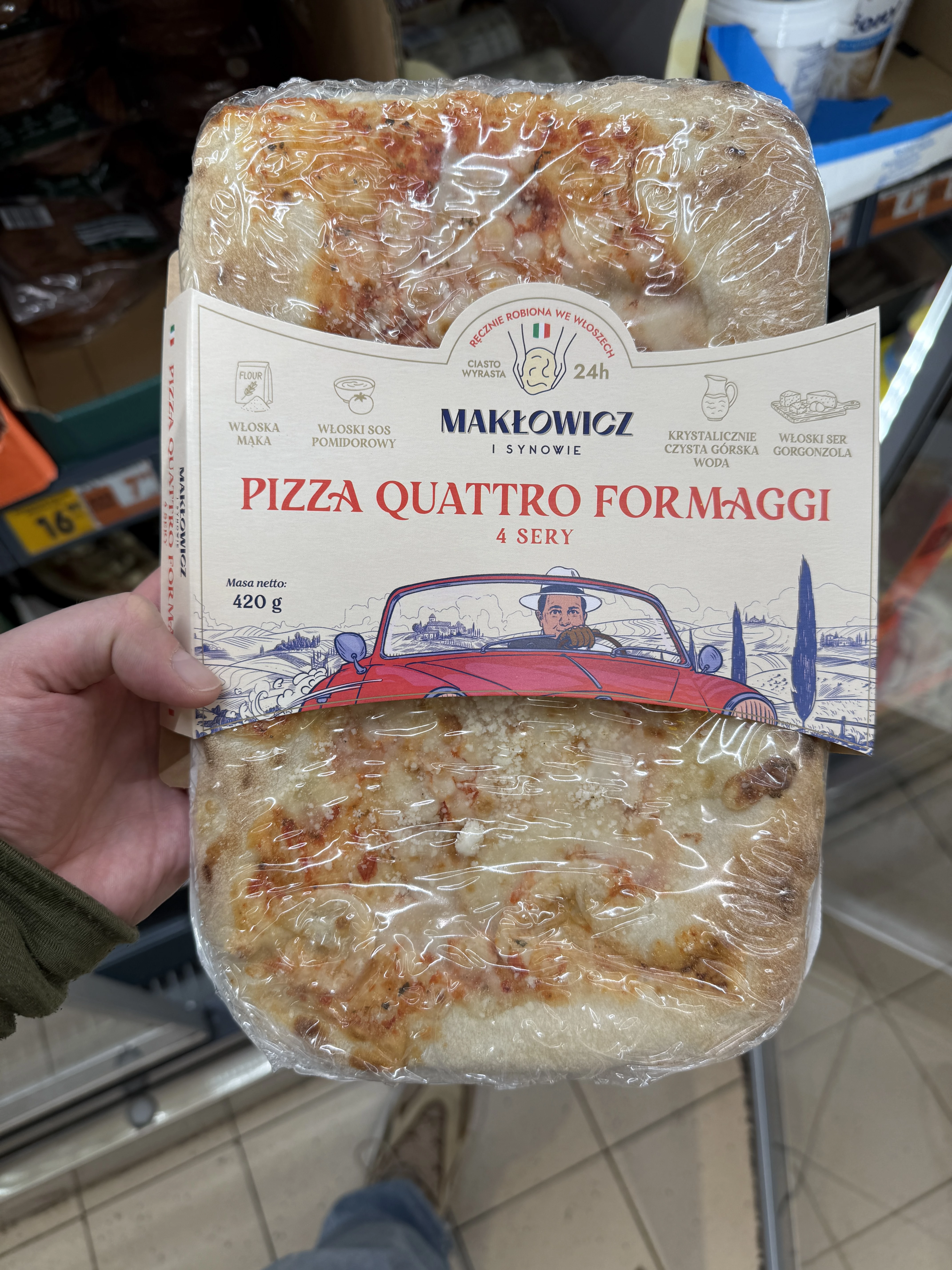 Pizza Quattro Formaggi Makłowicz i Synowie | 420g