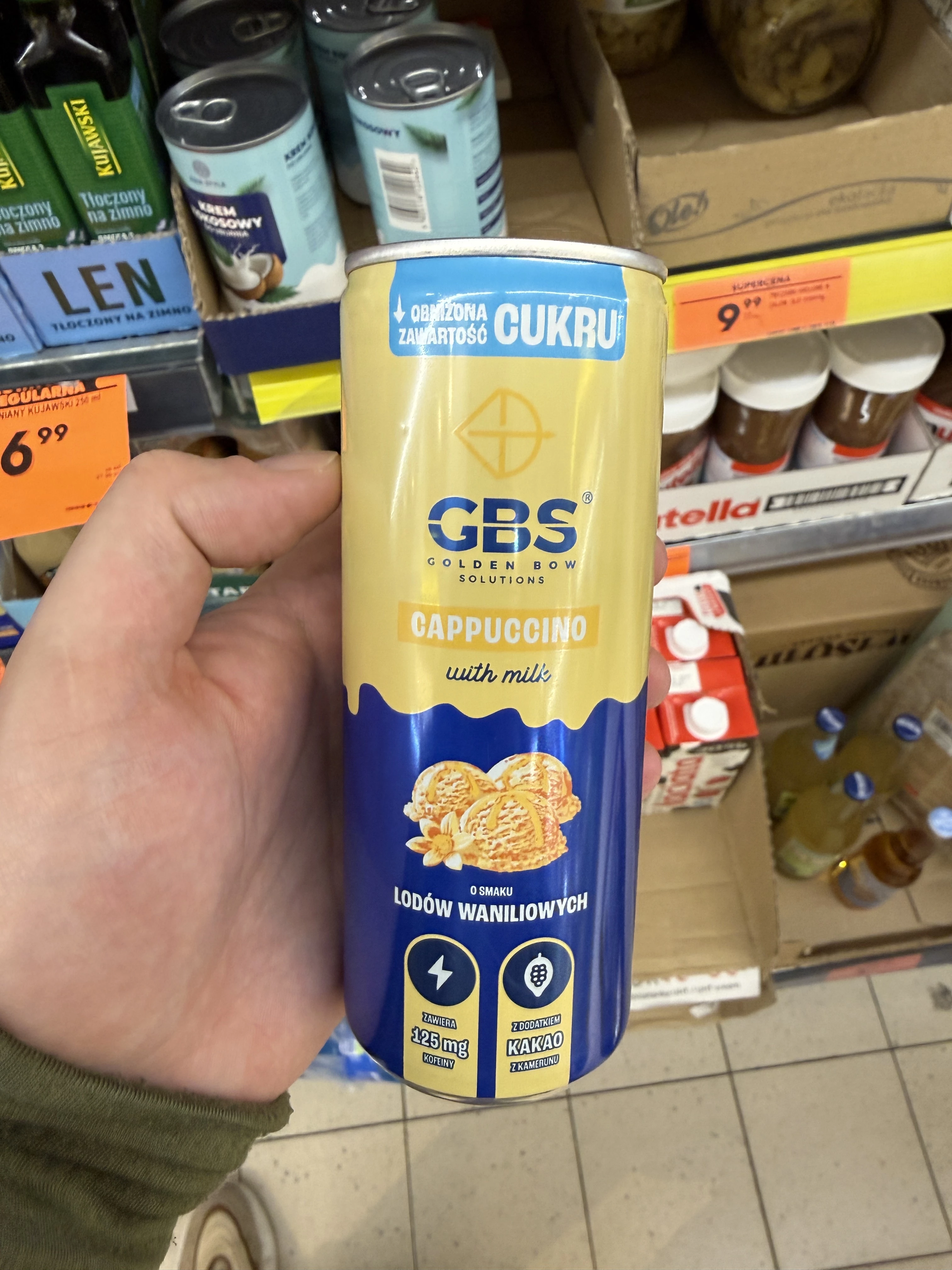 GBS Cappuccino o smaku Lodów Waniliowych | 250ml