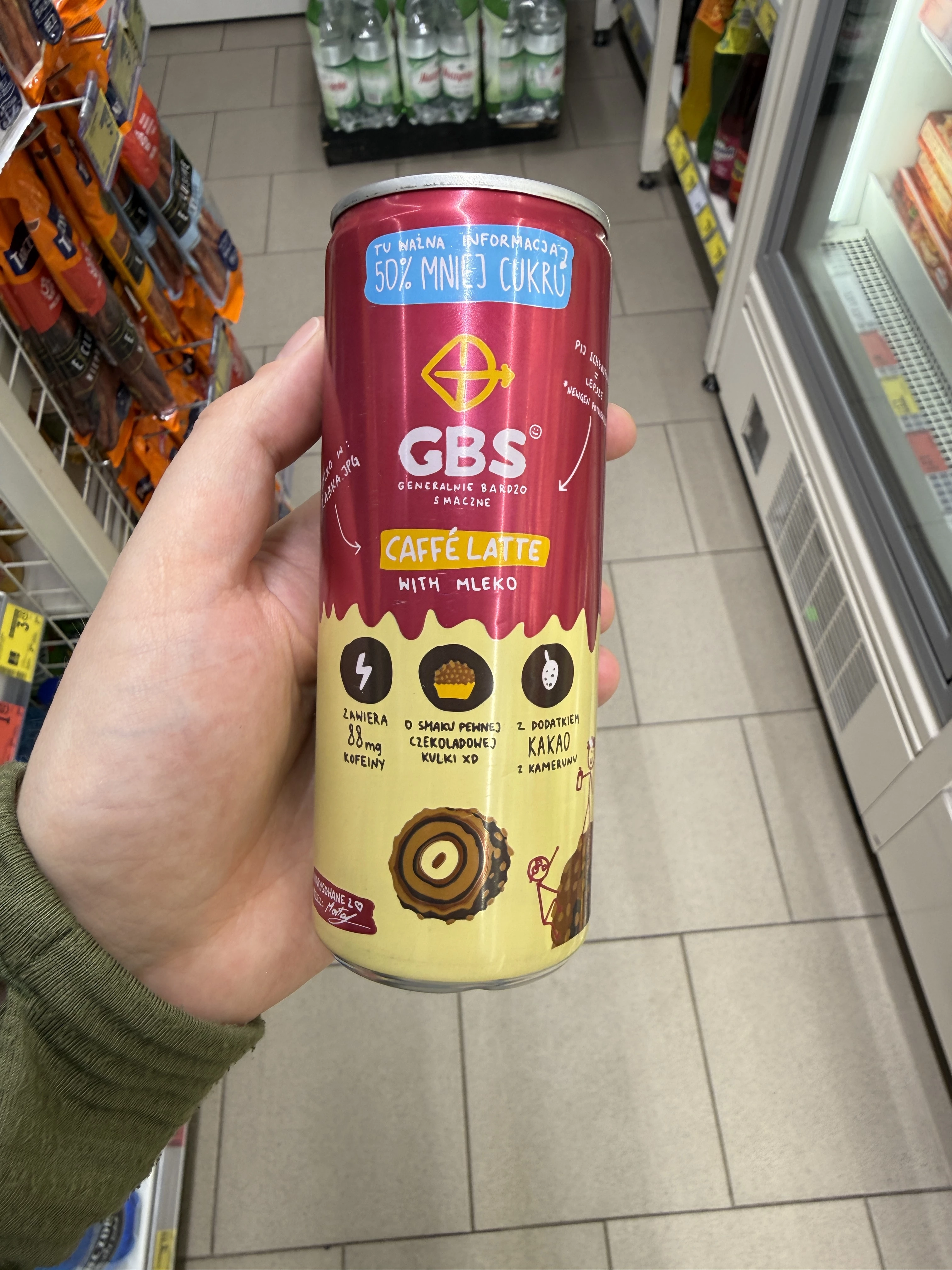 GBS Caffé Latte o smaku Czekoladowo-Orzechowym | 250ml