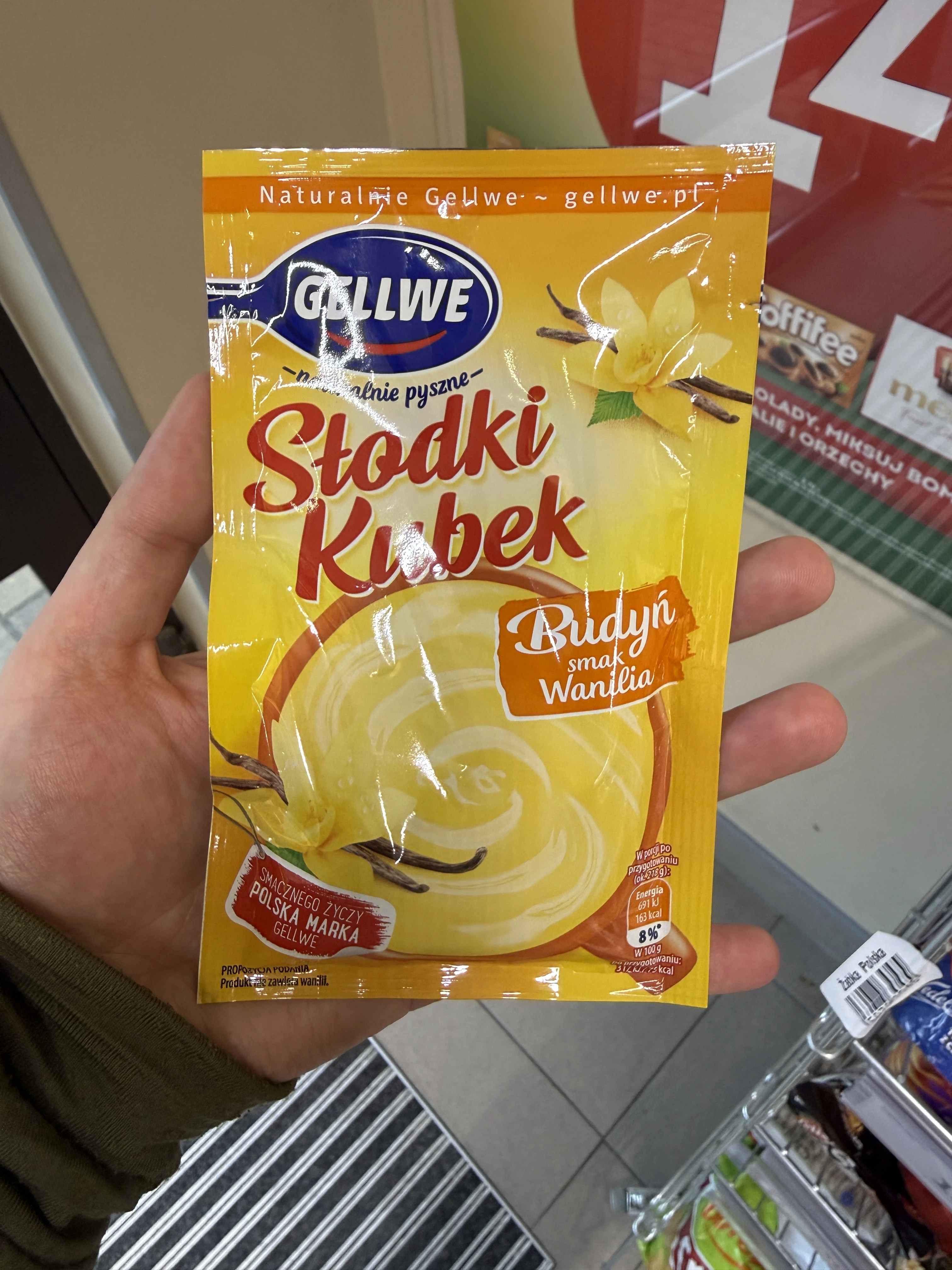 Gellwe Słodki Kubek Budyń smak wanilia | 43g