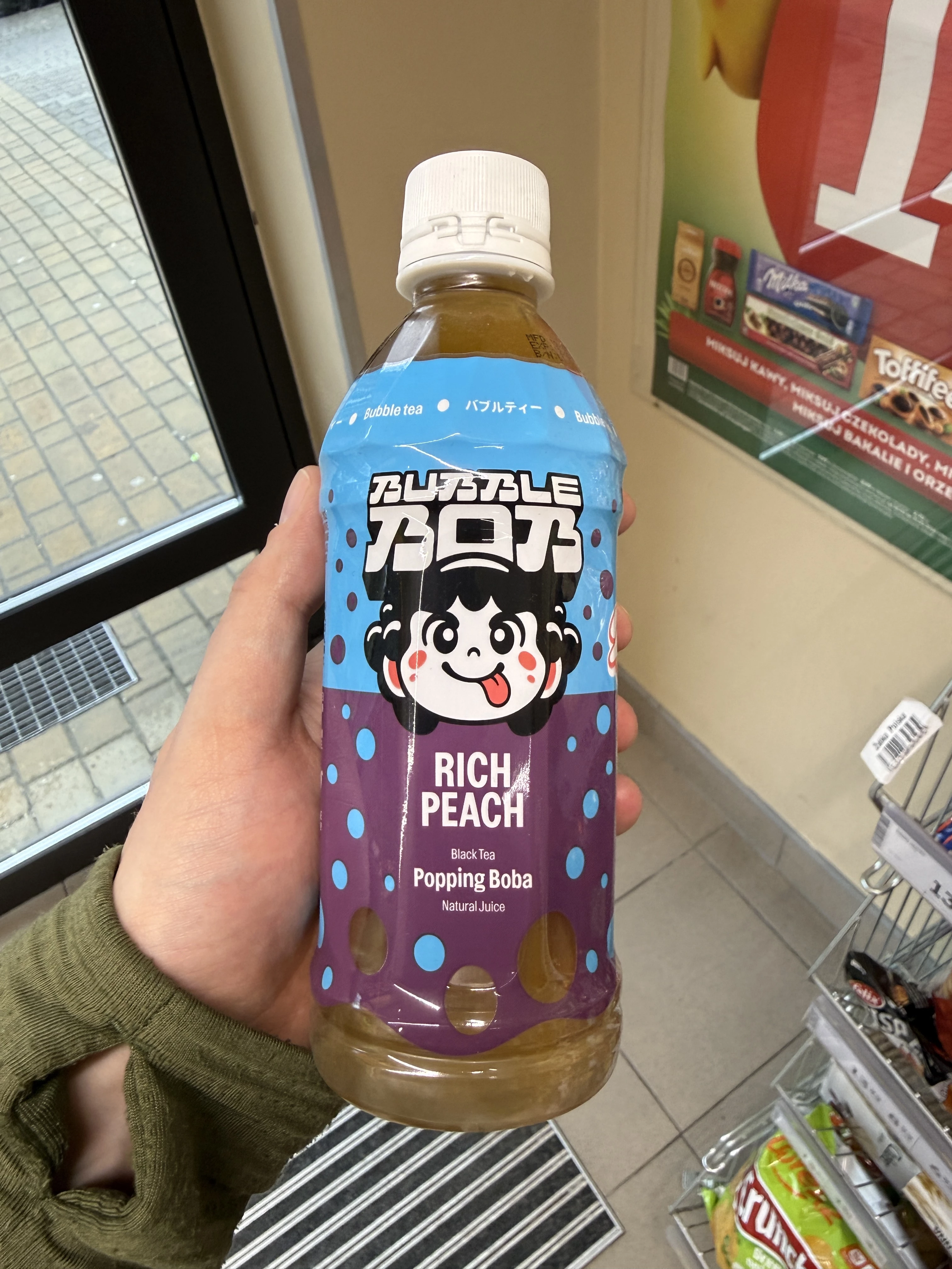Bubble Bob Rich Peach / Bubble Bob Popping Bubble Tea brzoskwinia | 350ml