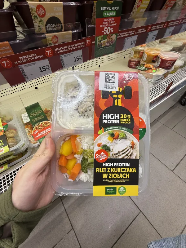 Szamamm High Protein Filet z kurczaka w ziołach | 400g