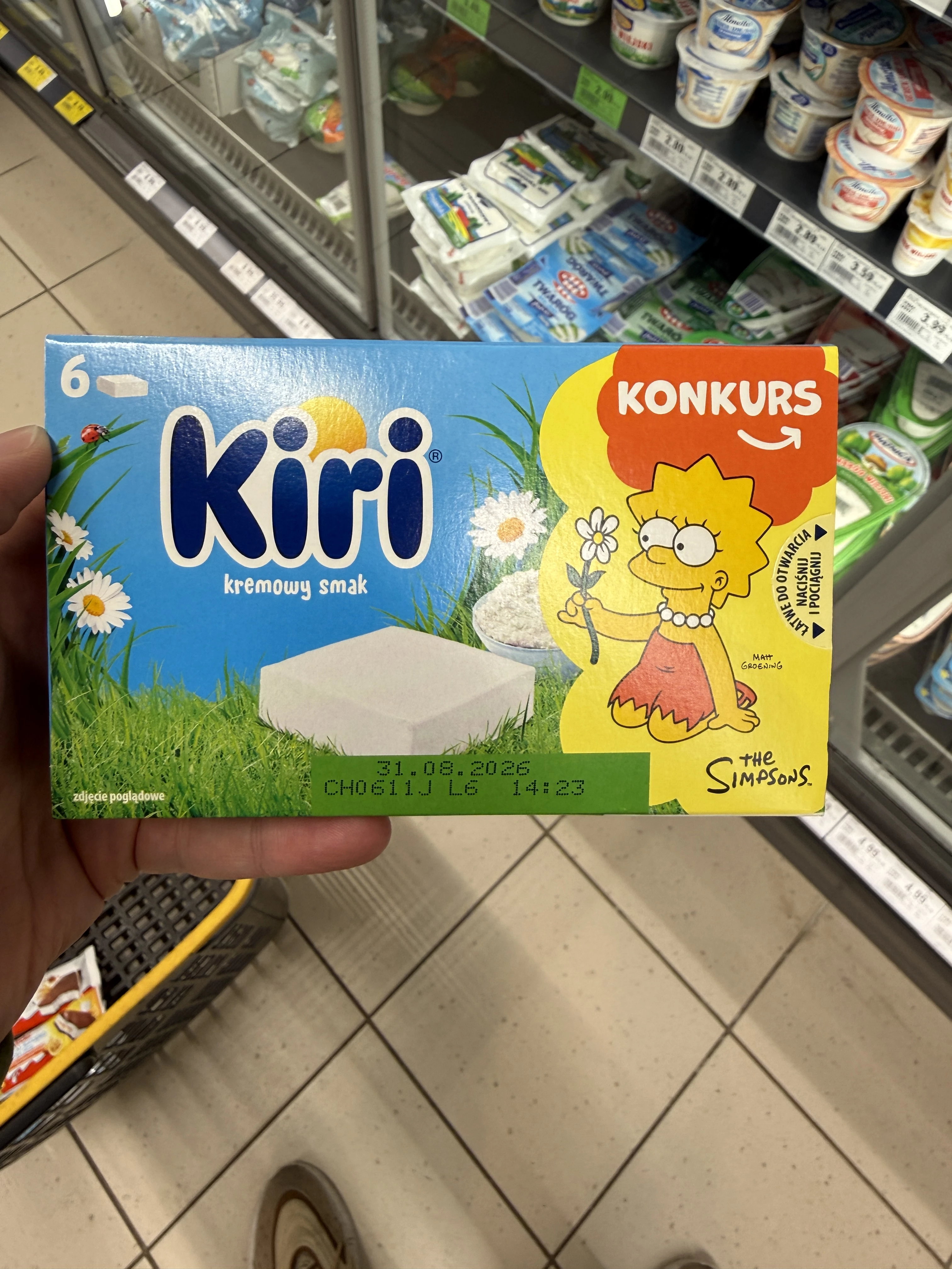 Kiri ser topiony z twarożku i śmietanki | 100g (6 porcji)