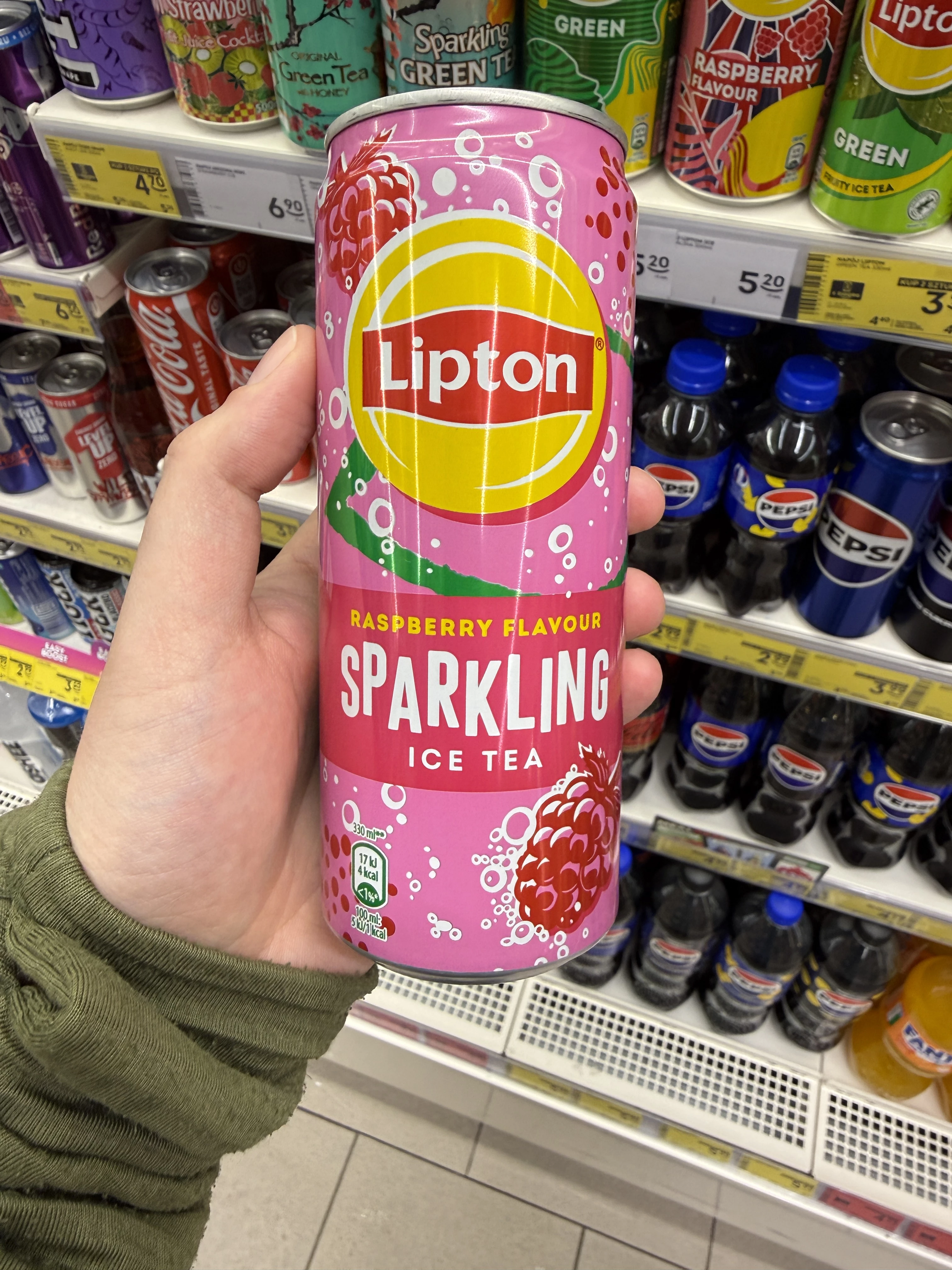Lipton Ice Tea Sparkling Raspberry | 330ml