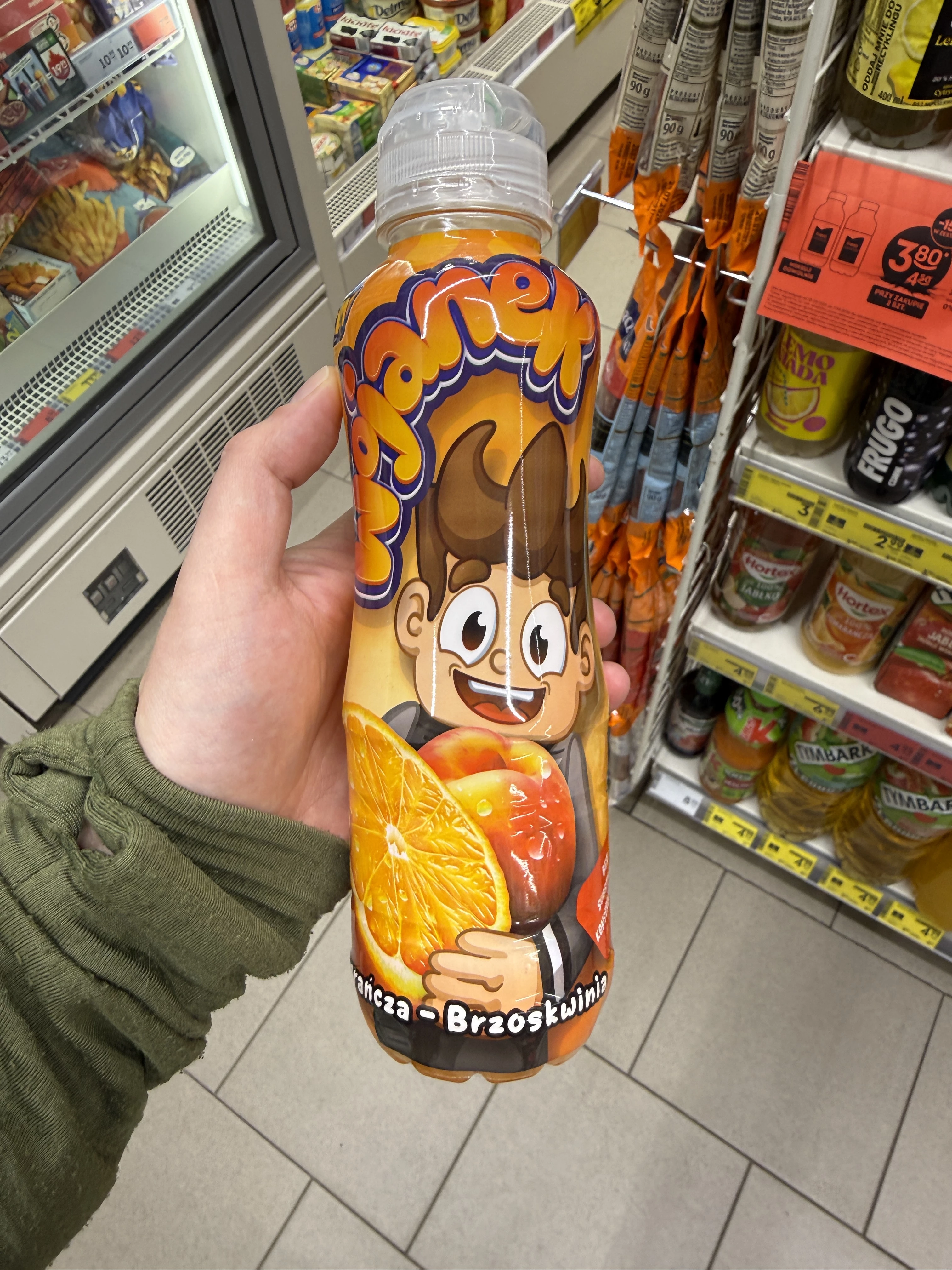 Napój Wojanek Pomarańcza-Brzoskwinia | 500ml