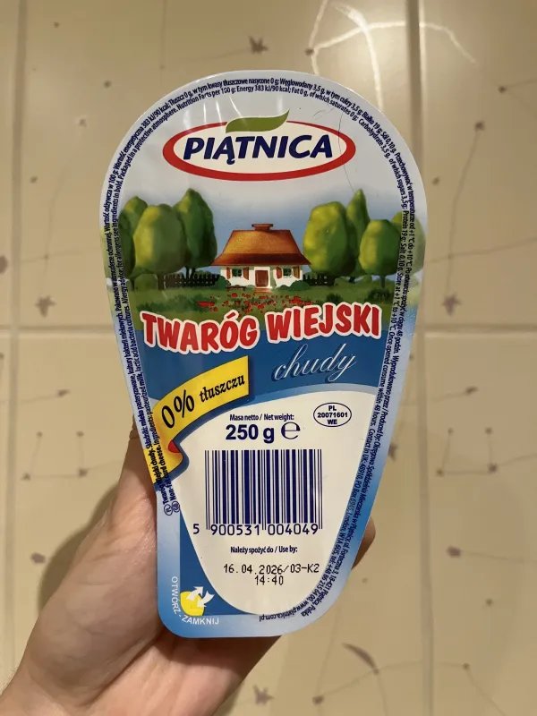 Piątnica Twaróg wiejski chudy | 250g