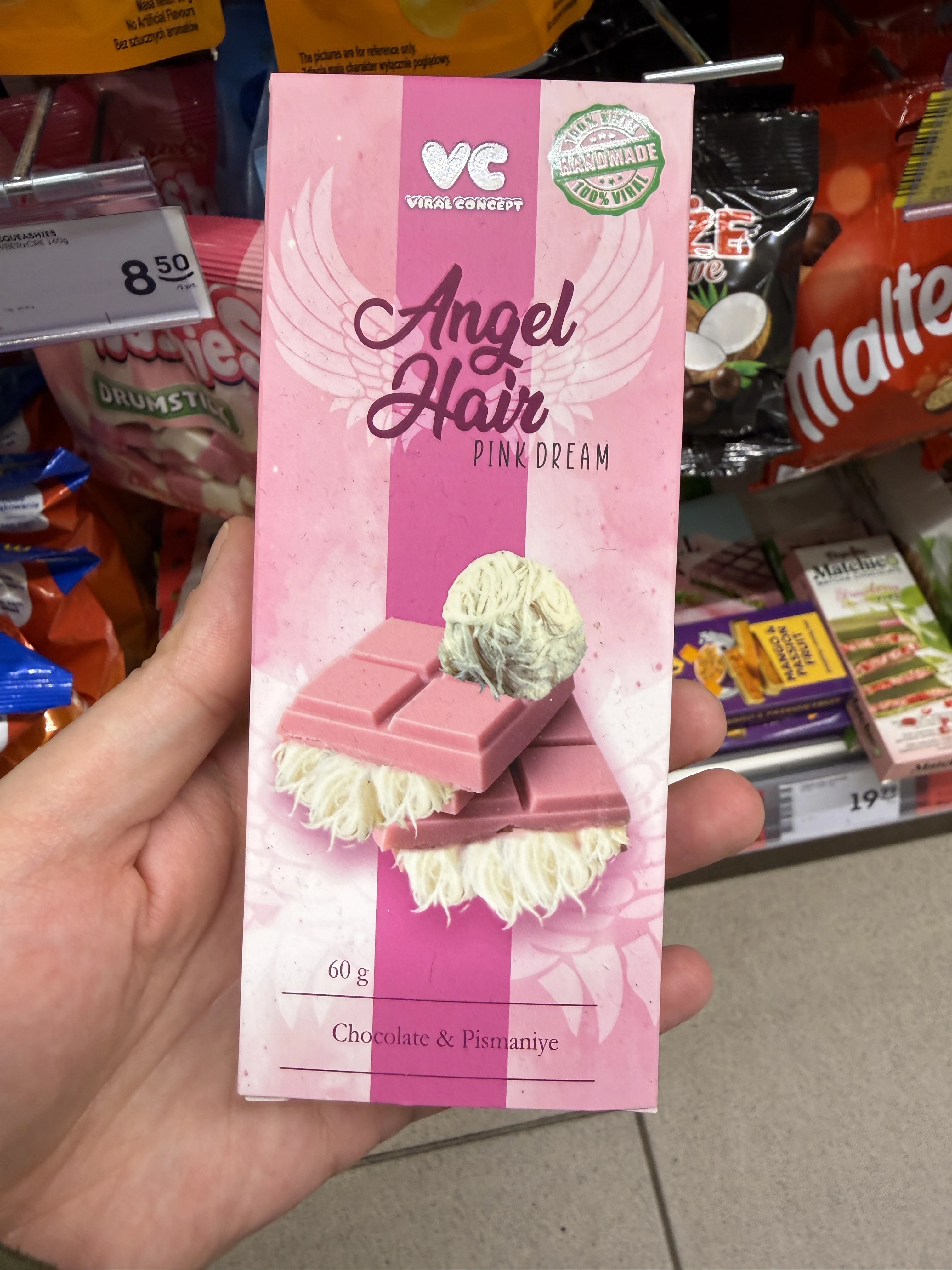 Czekolada Angel Hair Pink Dream (Viral Concept) | 60g