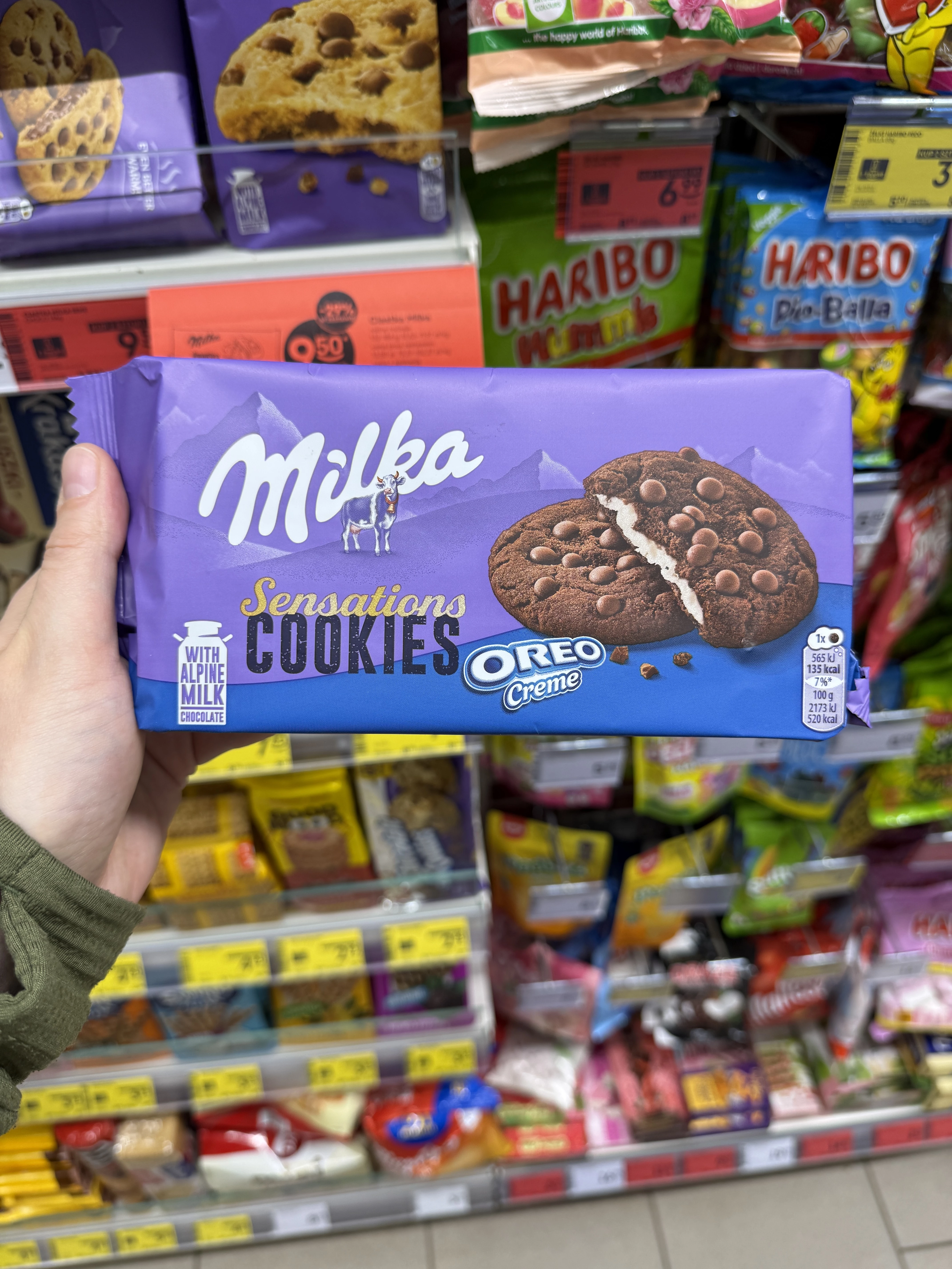 Milka Sensations Cookies Oreo Creme | 156g