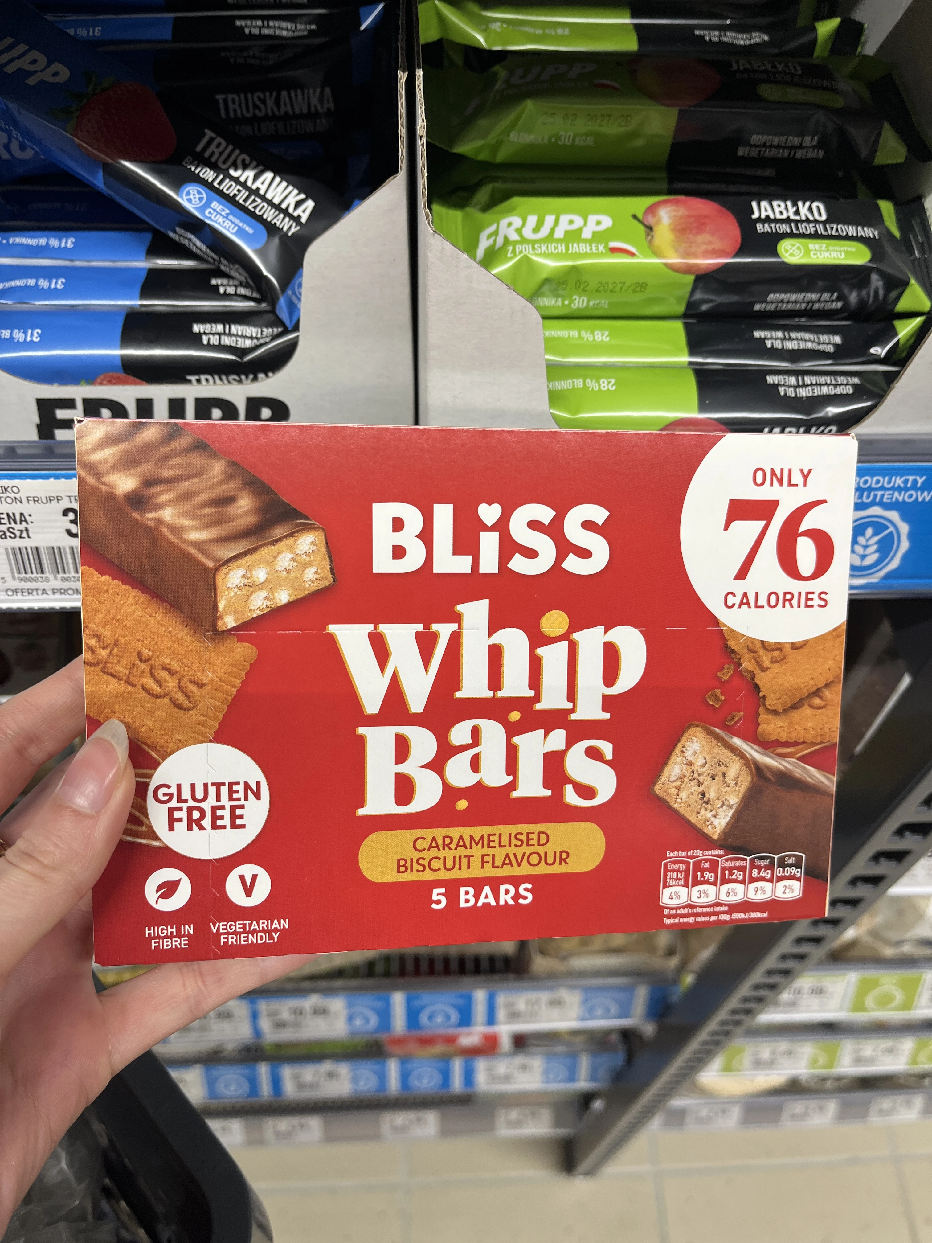 Bliss Whip Bars Caramelised Biscuit Flavour | 100g