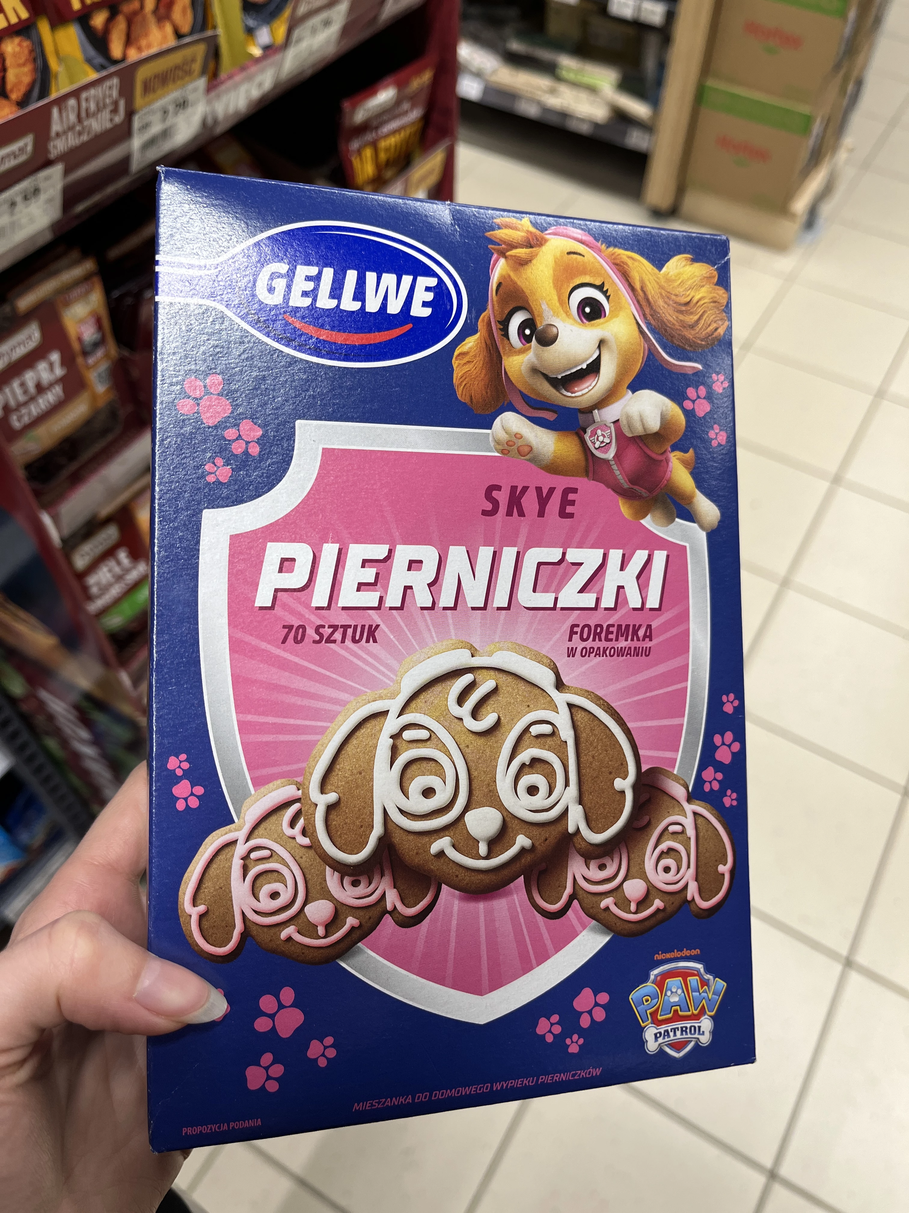 Gellwe Pierniczki Psi Patrol Skye | 350g