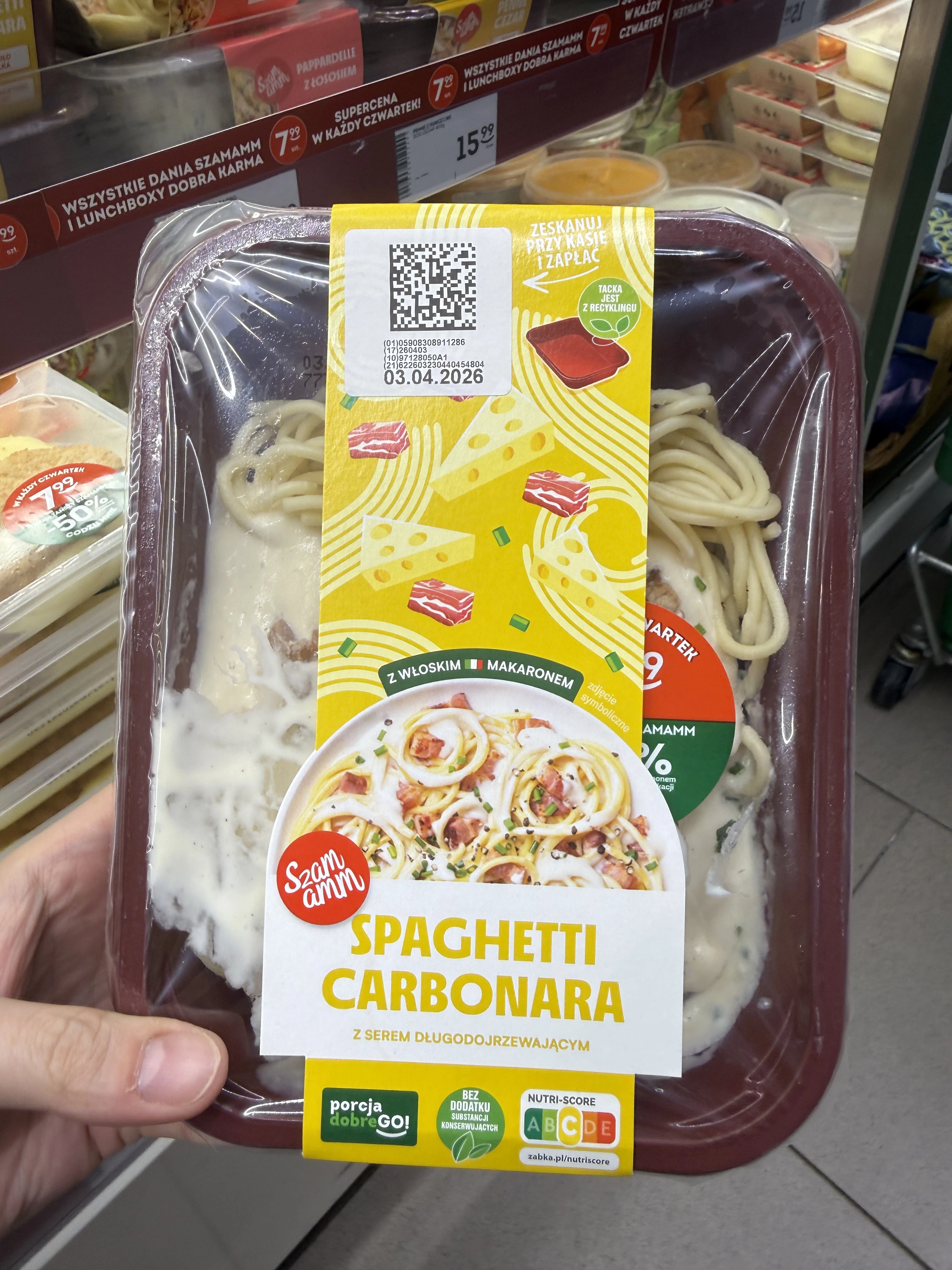 Spaghetti carbonara Szamamm | 400g