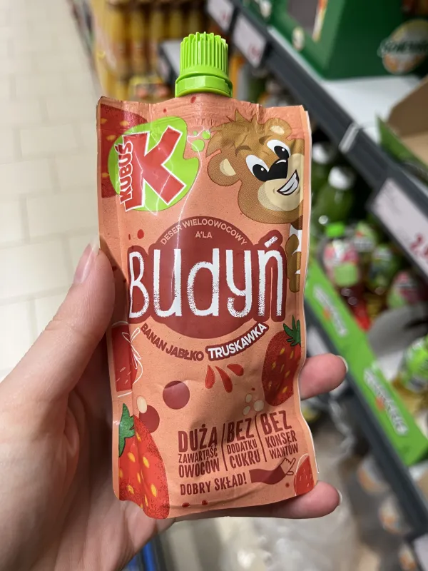 Kubuś Deser a’la budyń banan jabłko truskawka | 100g
