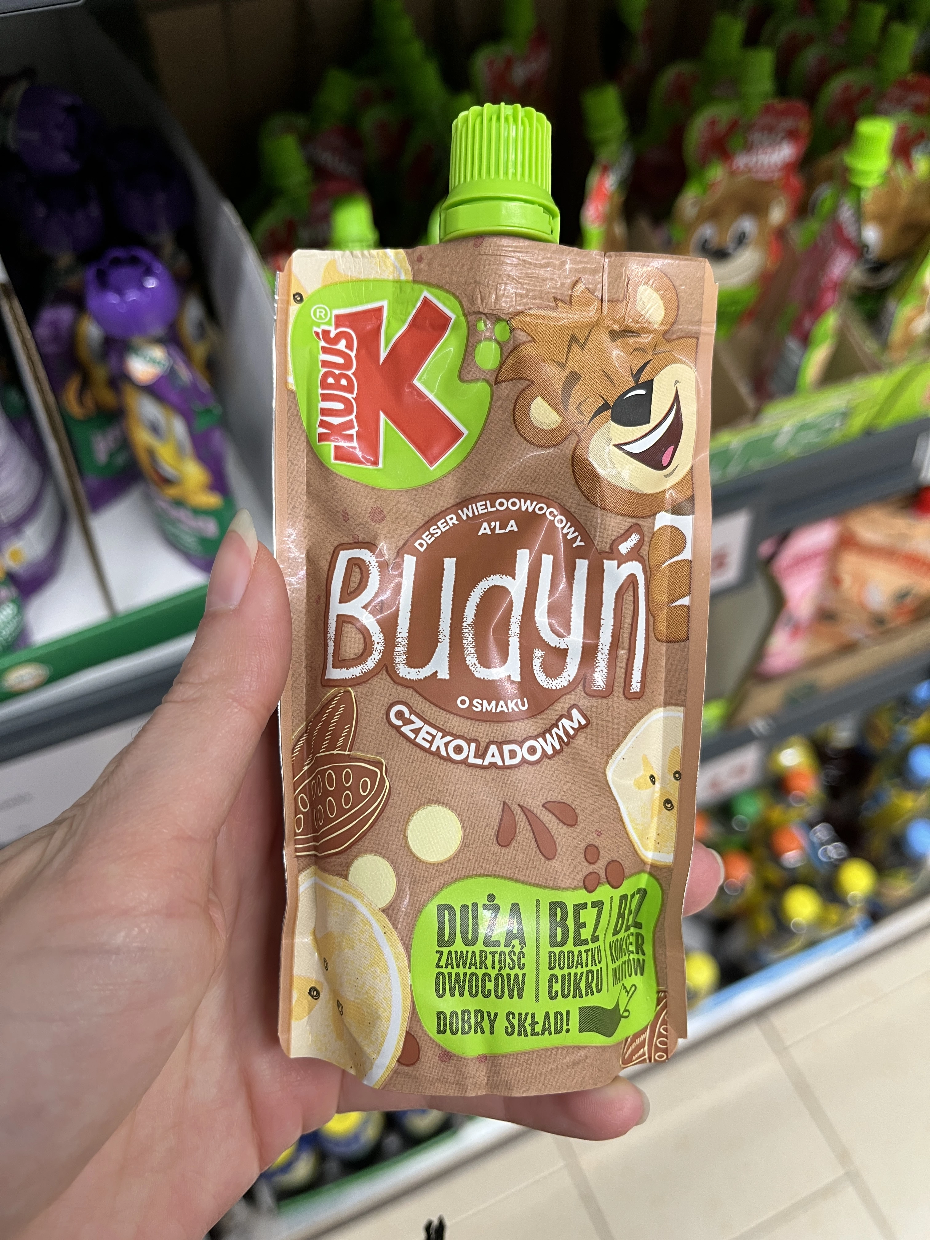 Kubuś Budyń o smaku czekoladowym | 100g