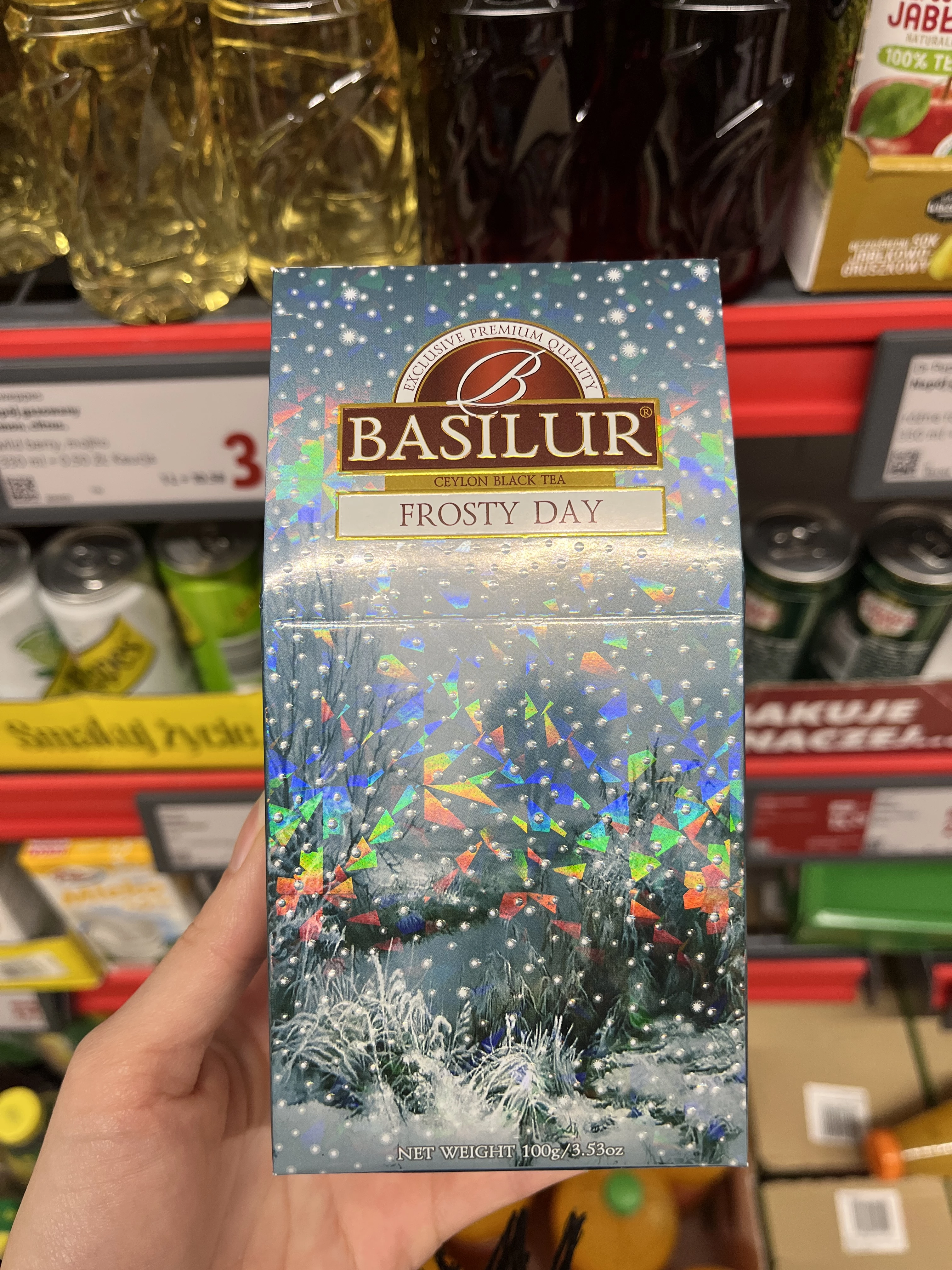 Basilur Frosty Day herbata czarna cejlońska z mango i żurawiną | 100g