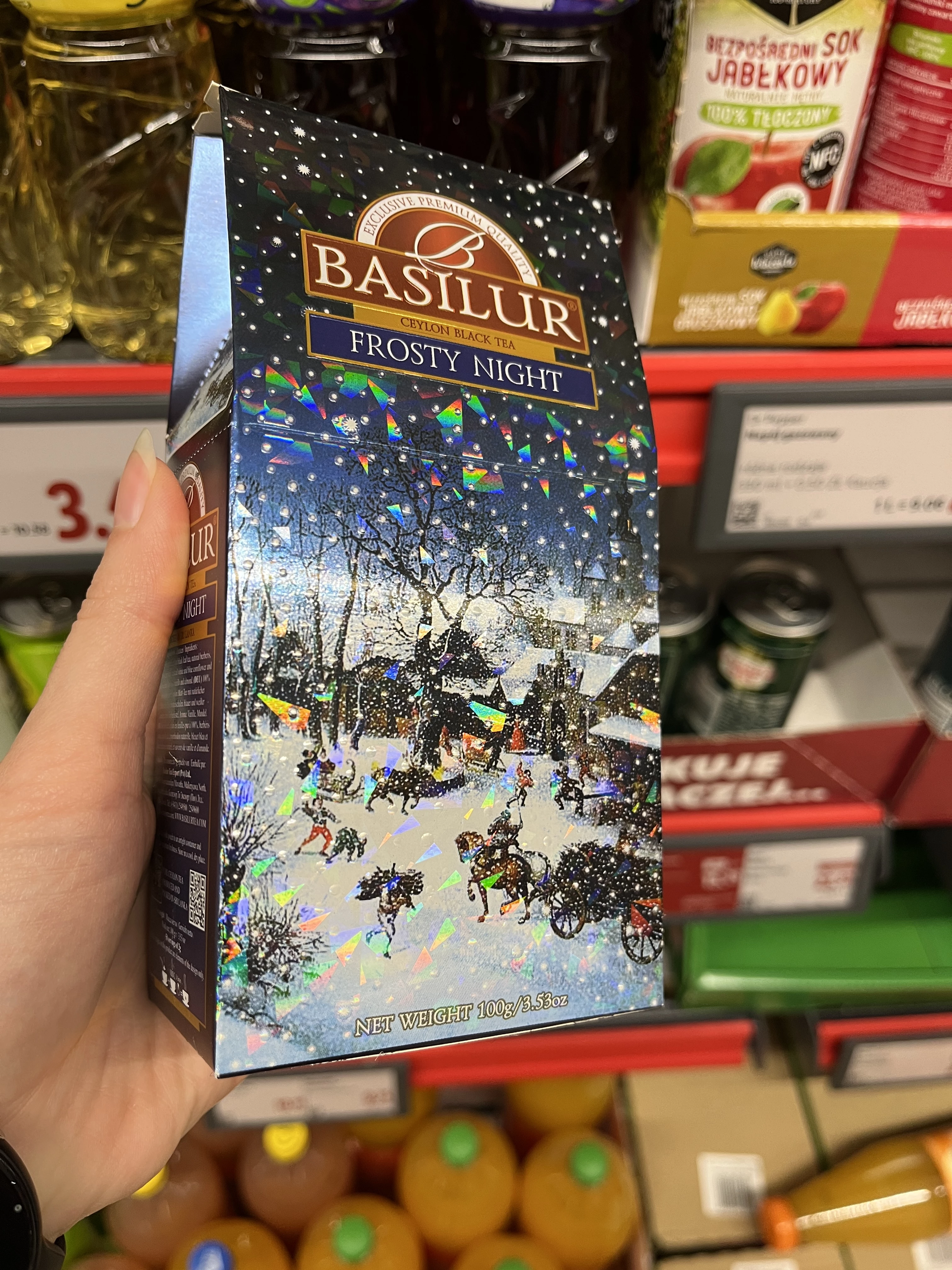 Basilur Frosty Night herbata czarna liściasta | 100g