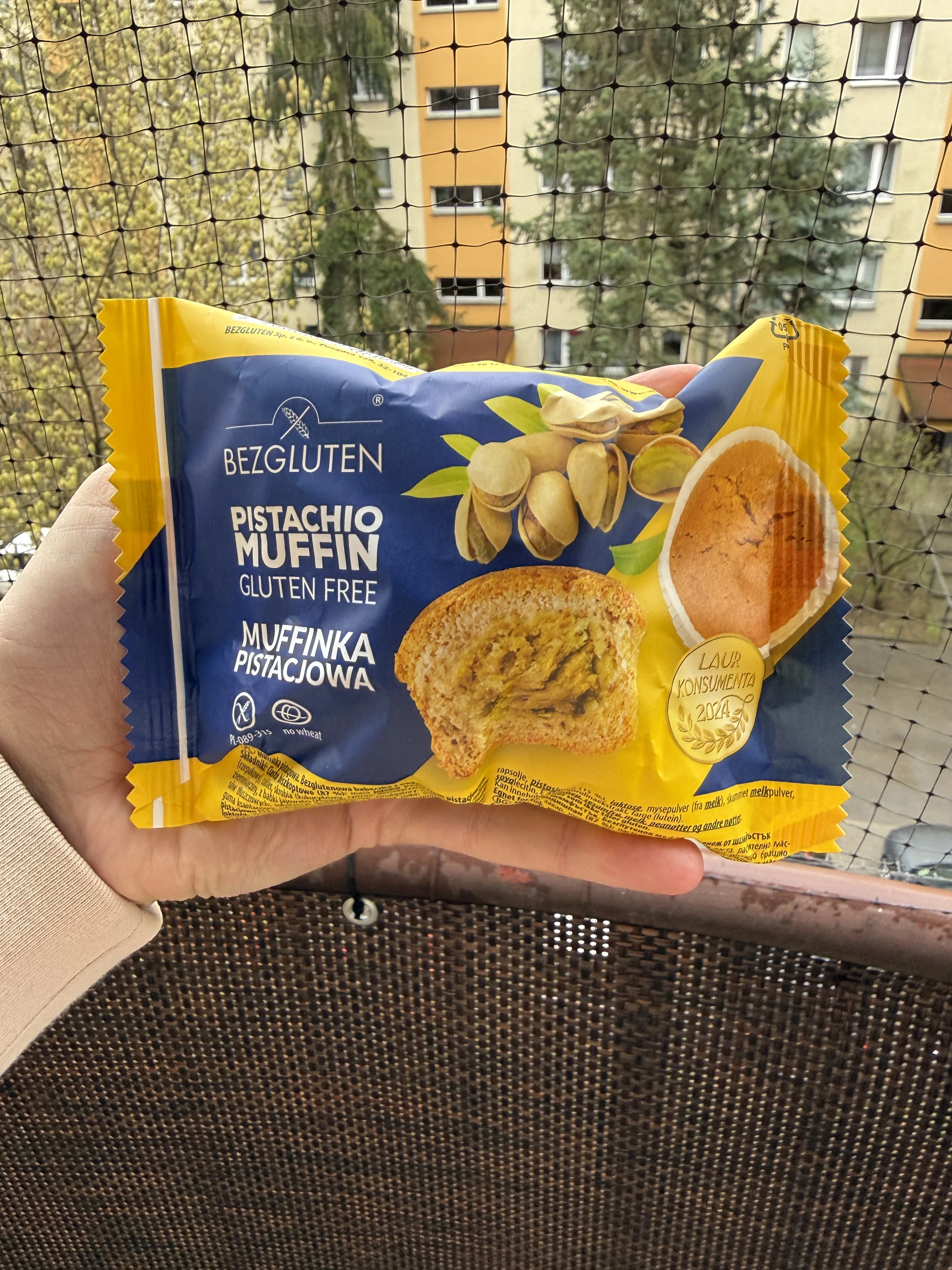 Muffinka pistacjowa bezglutenowa | 60g