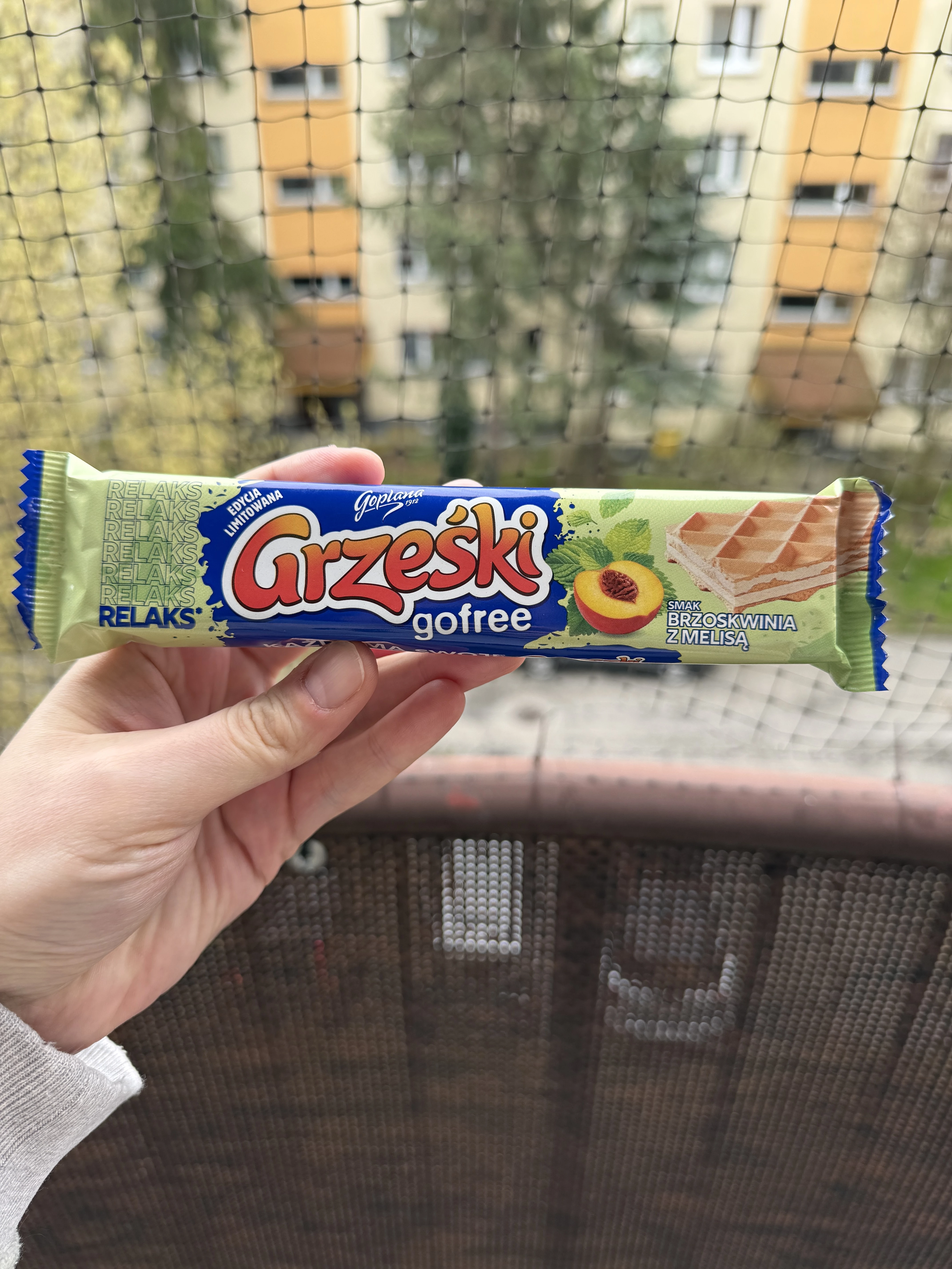 Grześki Gofree Brzoskwinia z Melisą | 31g