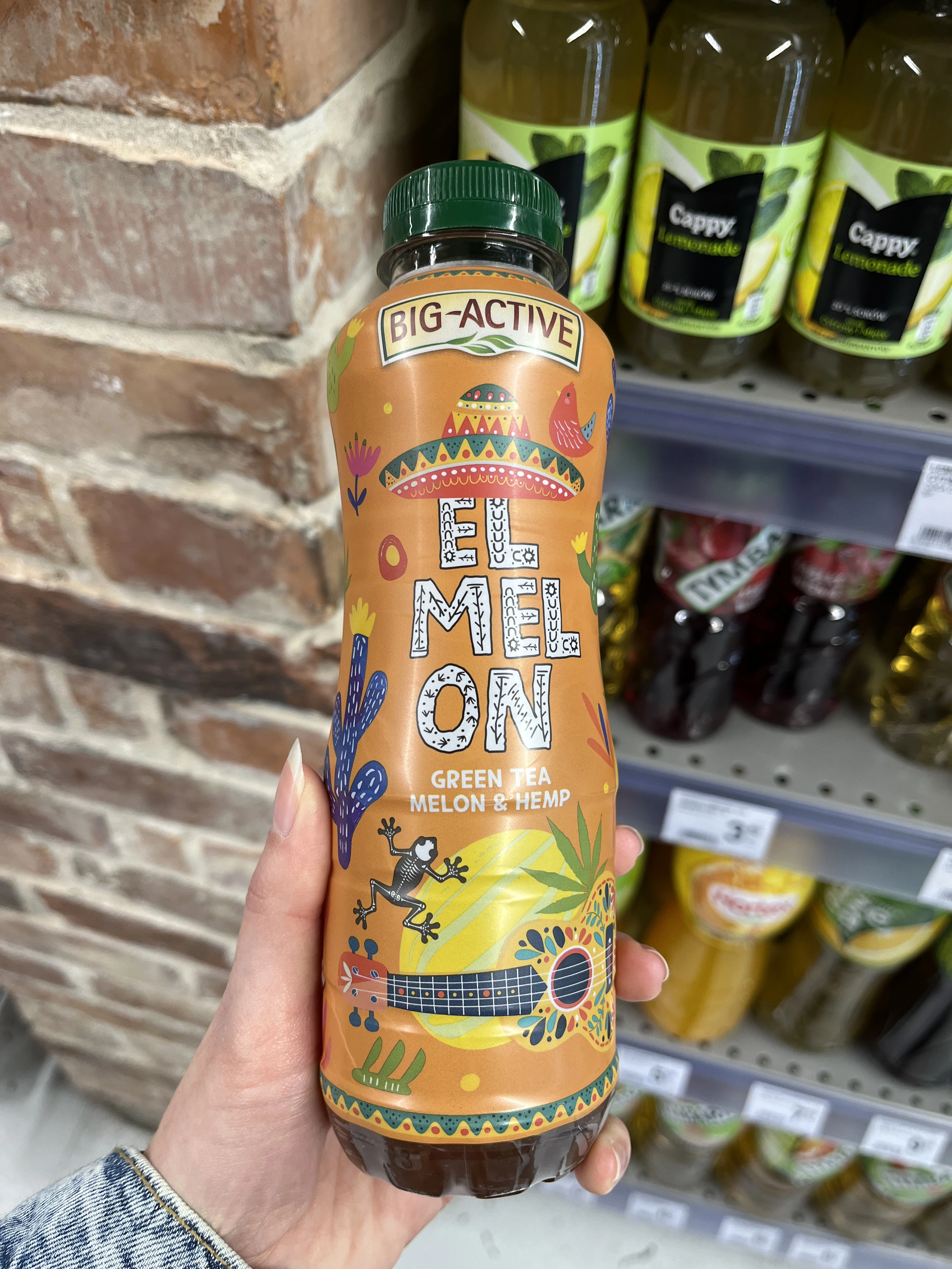 Big-Active El Melon Green Tea Melon & Hemp | 500ml