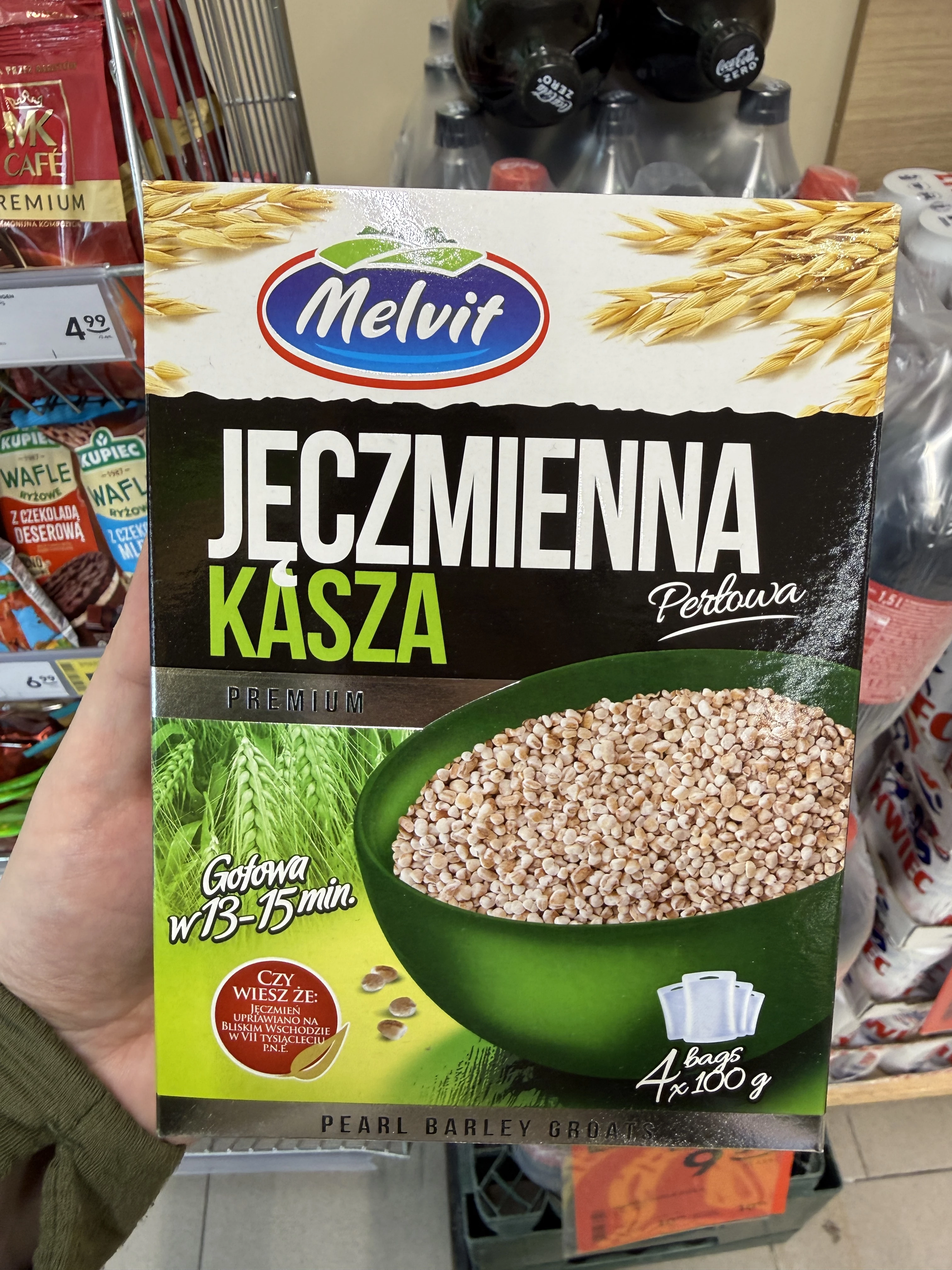Melvit Premium Kasza jęczmienna perłowa | 400g
