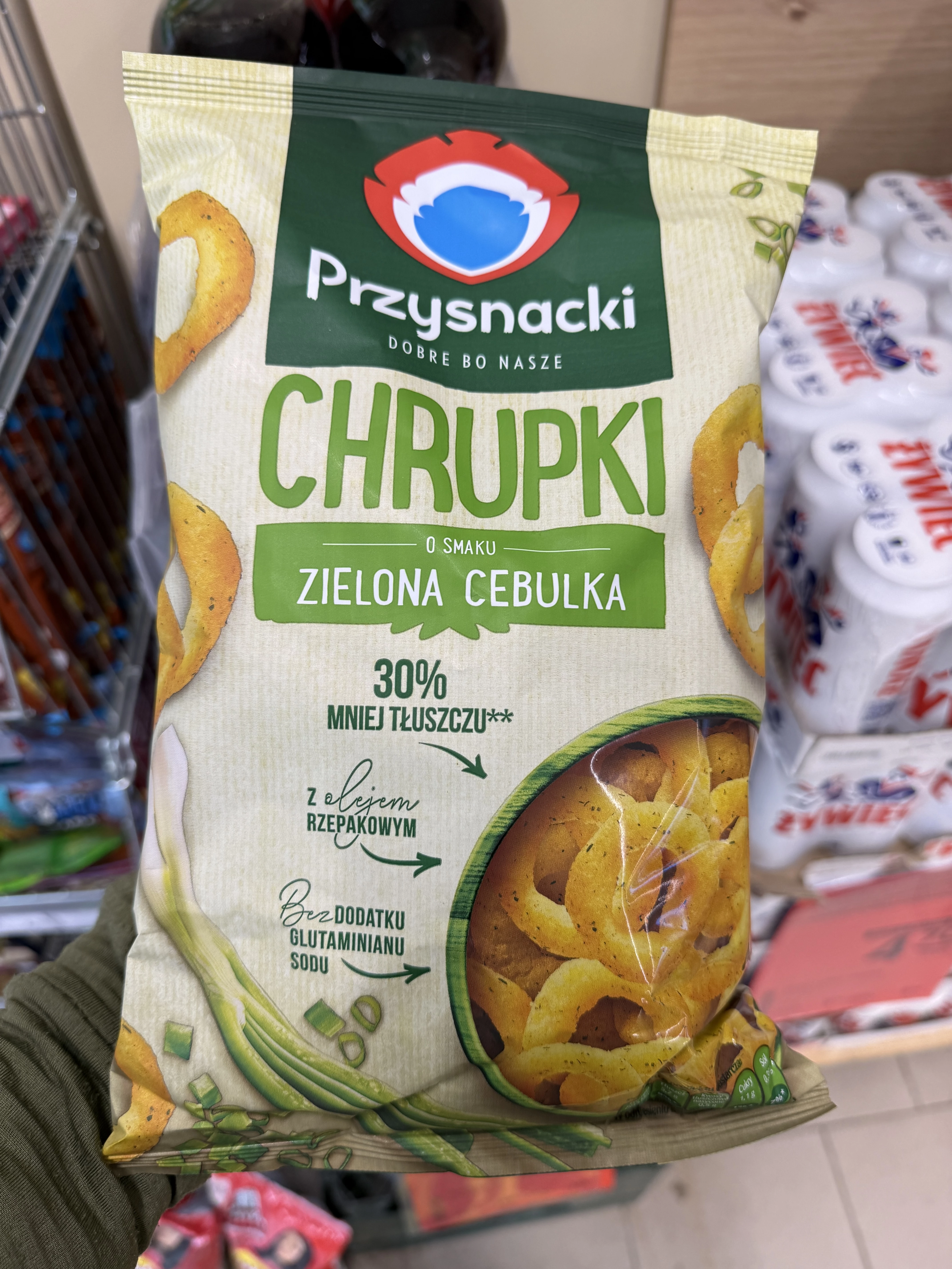 Przysnacki Chrupki o smaku zielona cebulka | 80g