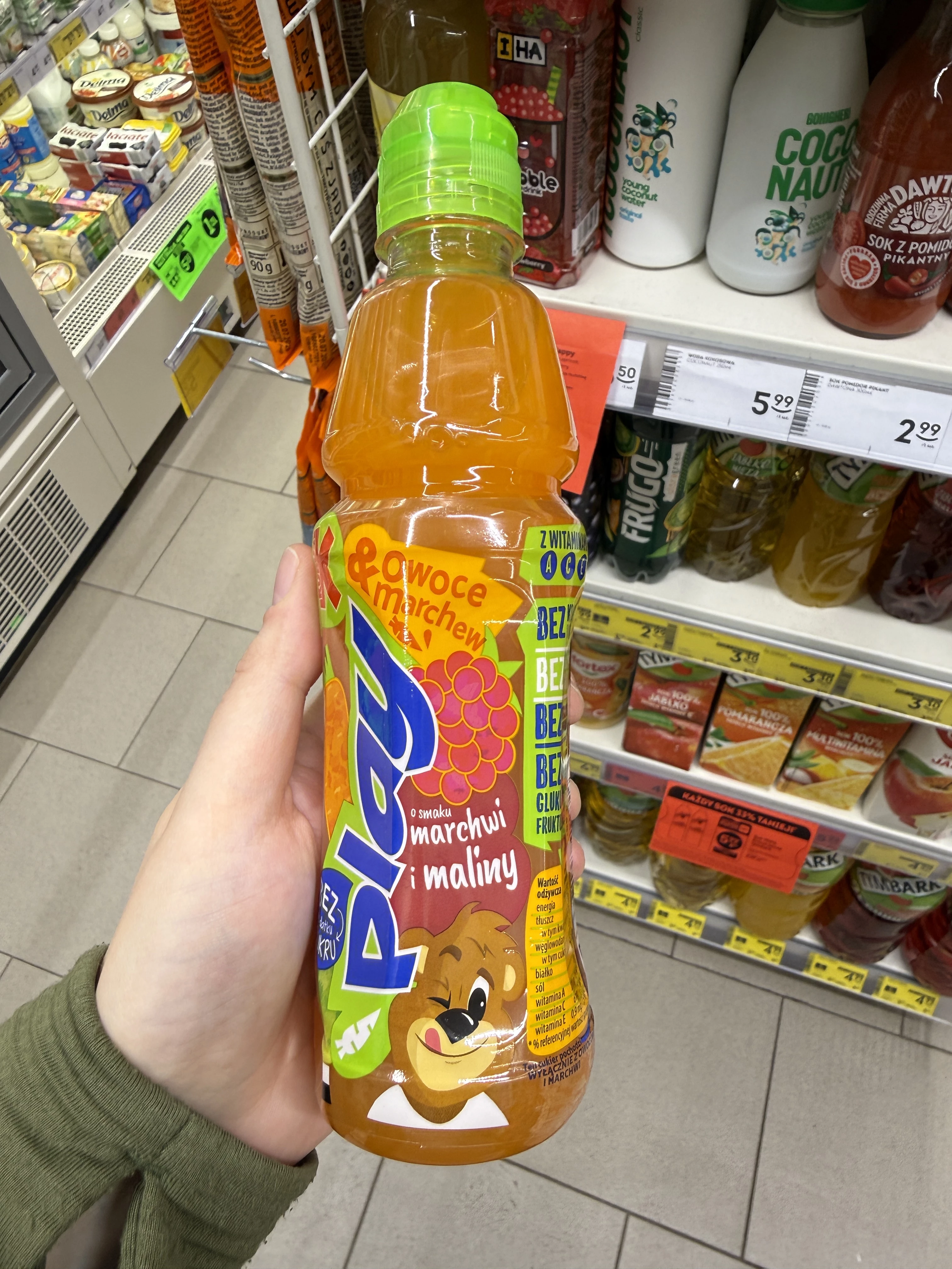 Kubuś Play Marchew Malina | 400ml
